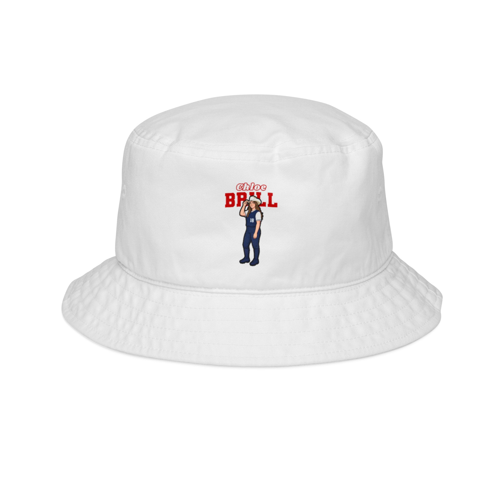 Bucket Hat — character_name_arch in White