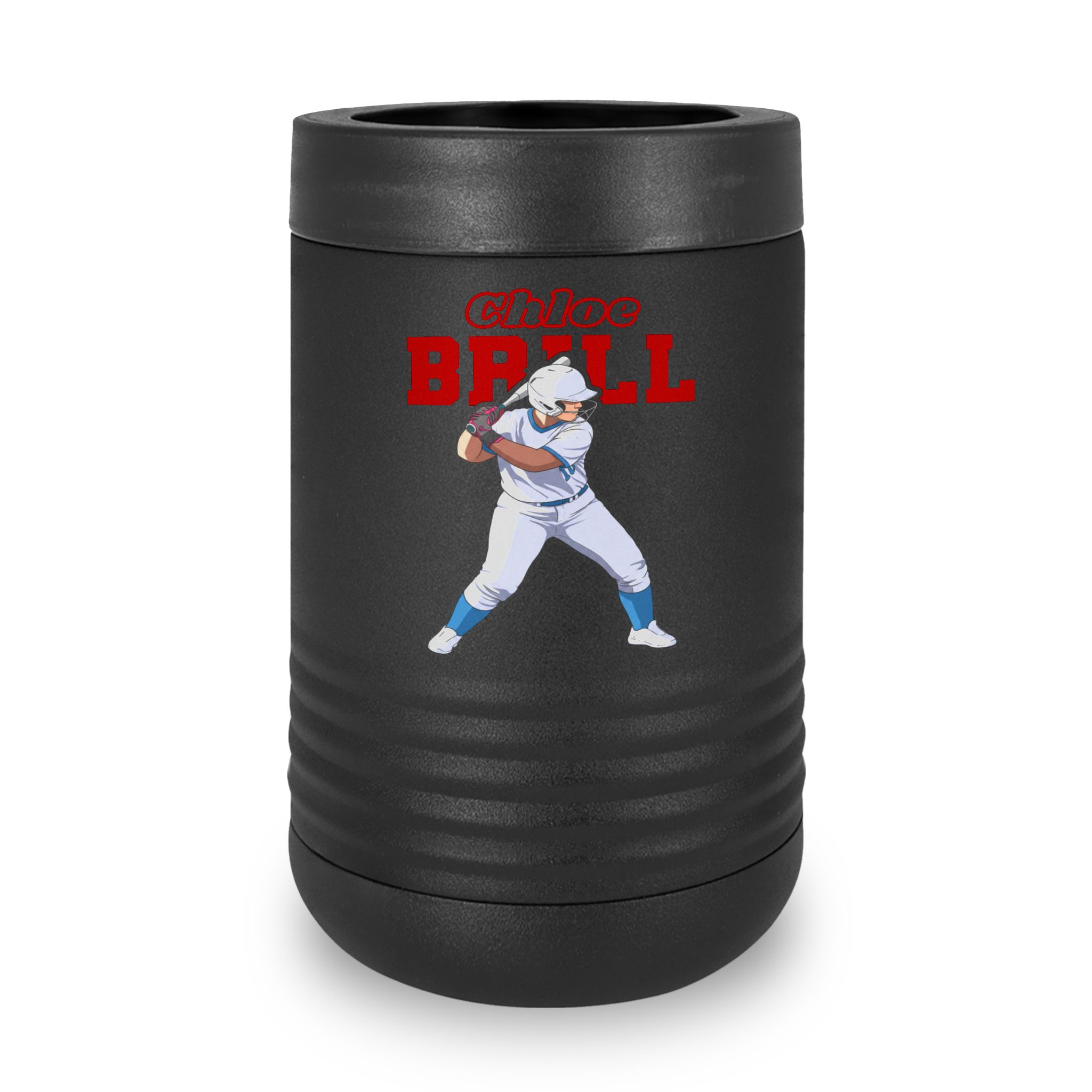 Stainless Can Cooler — character_name_arch in Black