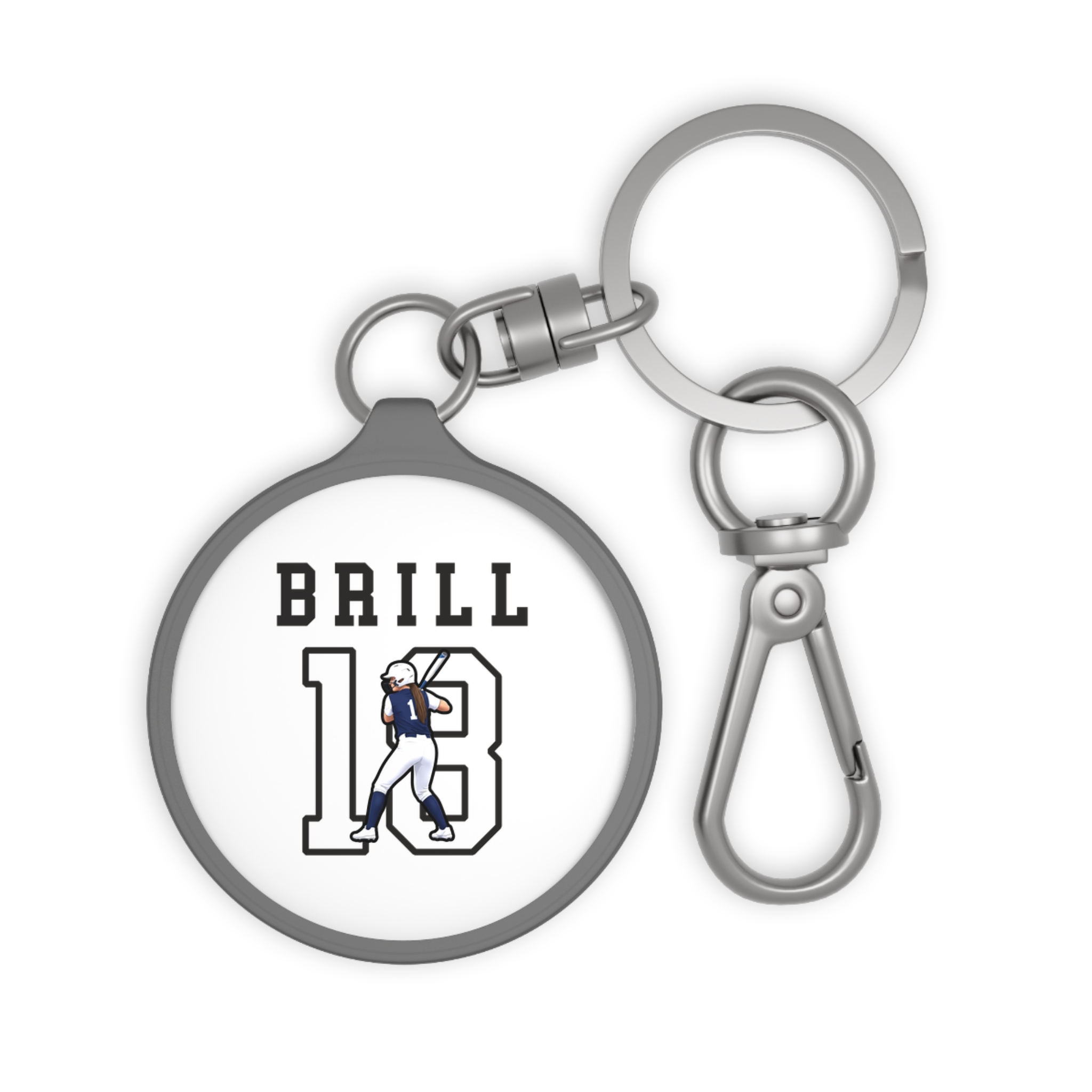 Keychain — character_shirsey in Grey