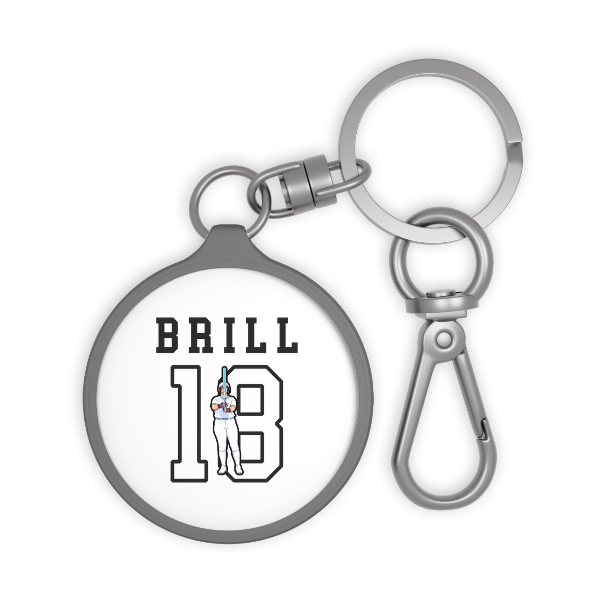 Keychain — character_shirsey in Grey