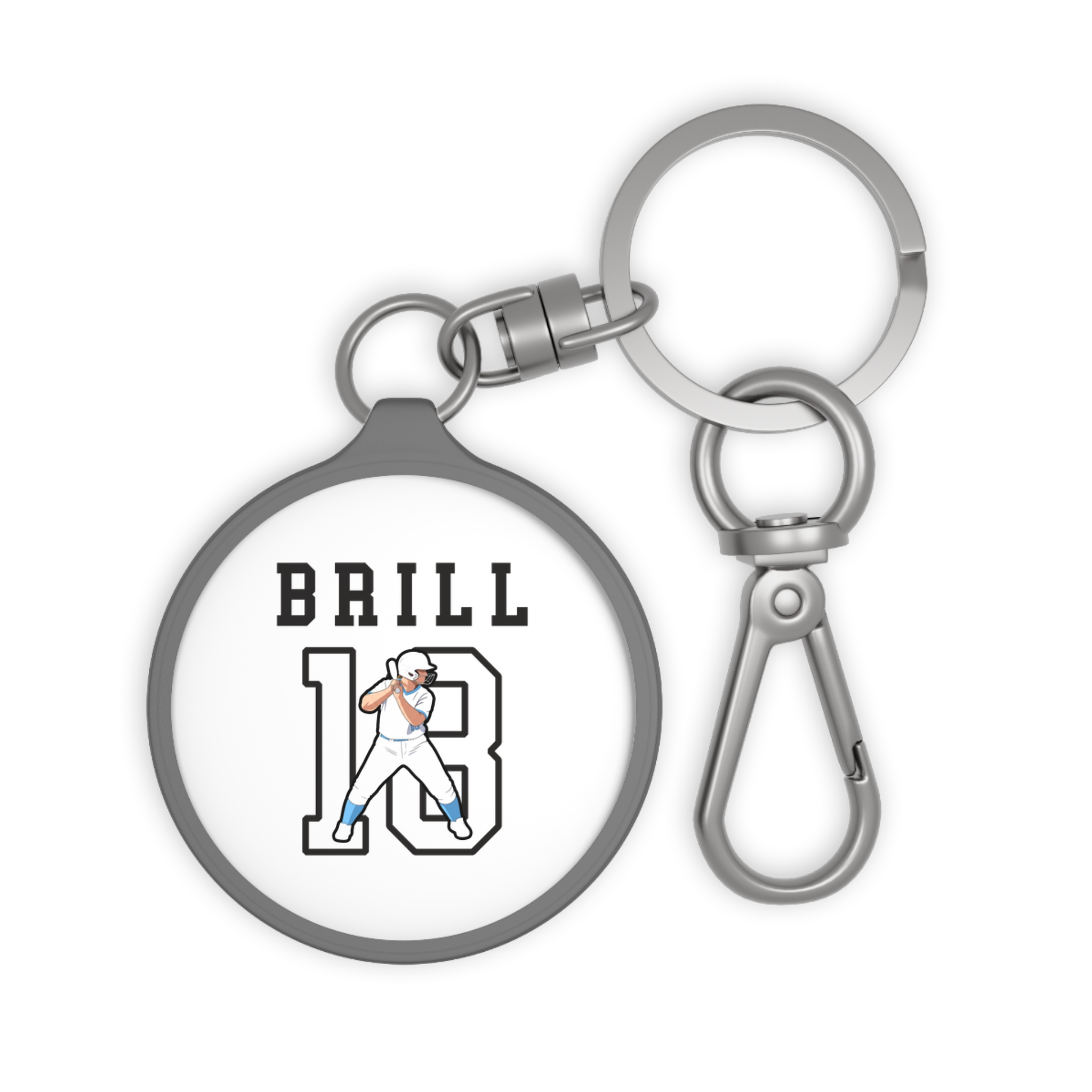 Keychain — character_shirsey in Grey