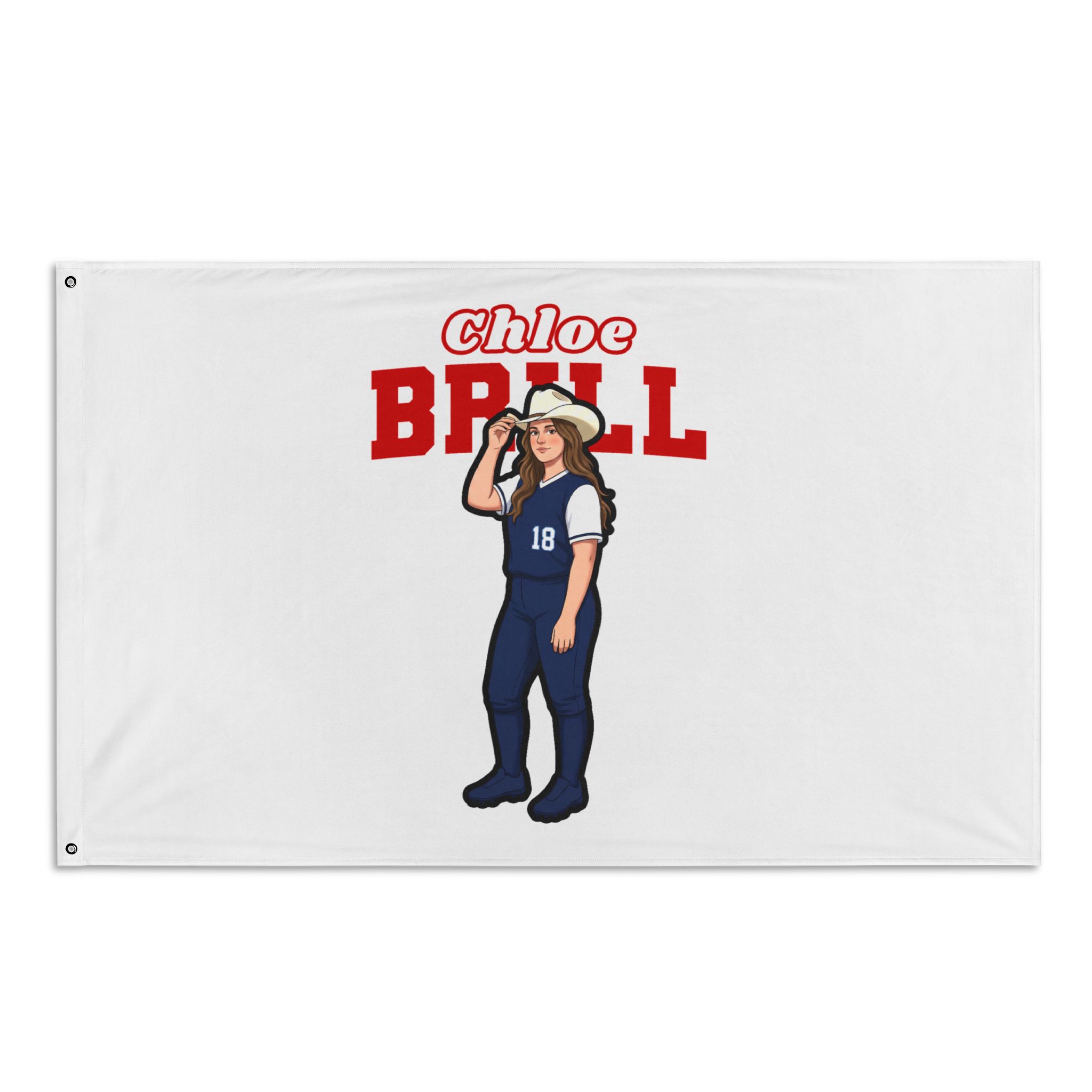 Flag (35 × 56 in) — character_name_arch in Classic