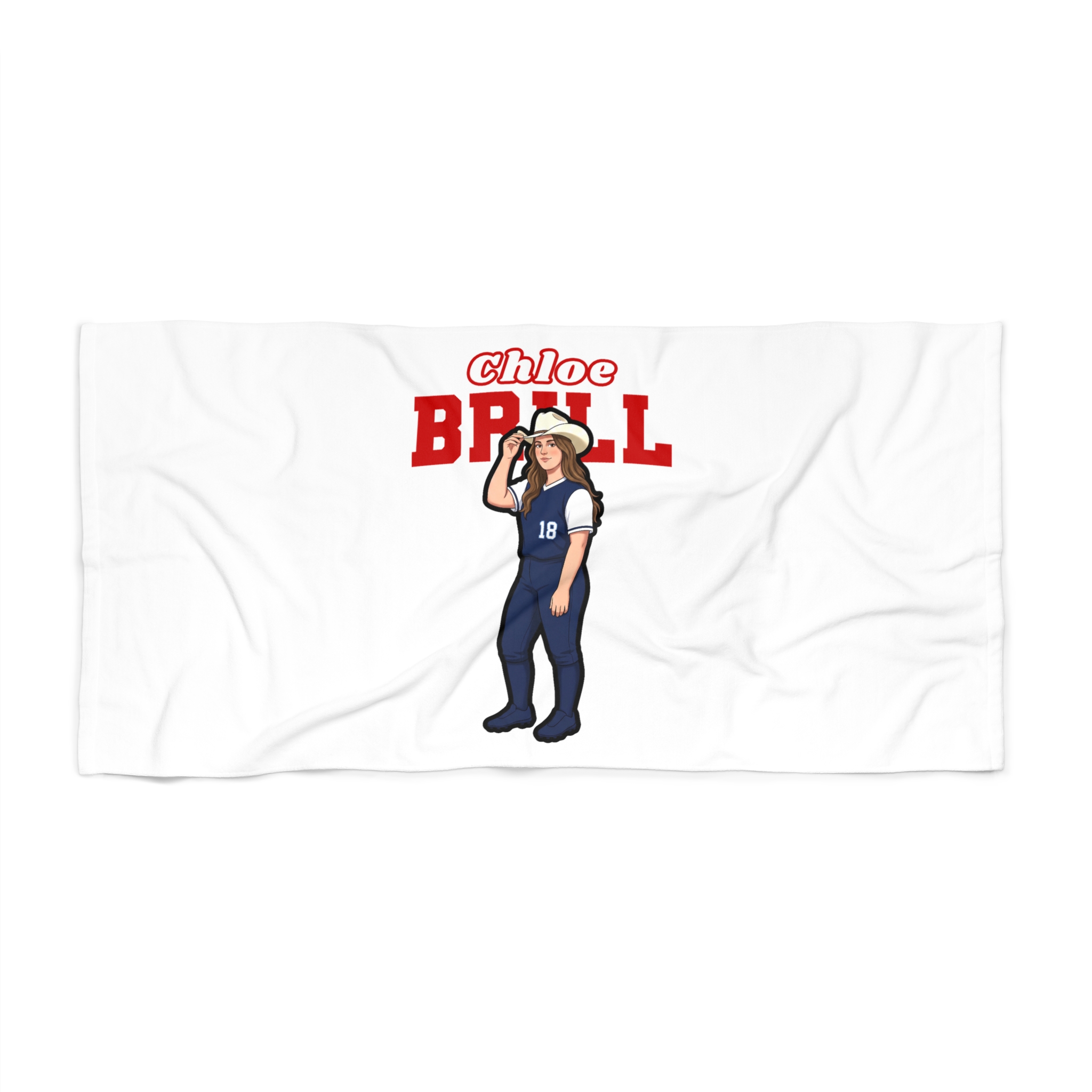 Beach Towel — character_name_arch in Classic