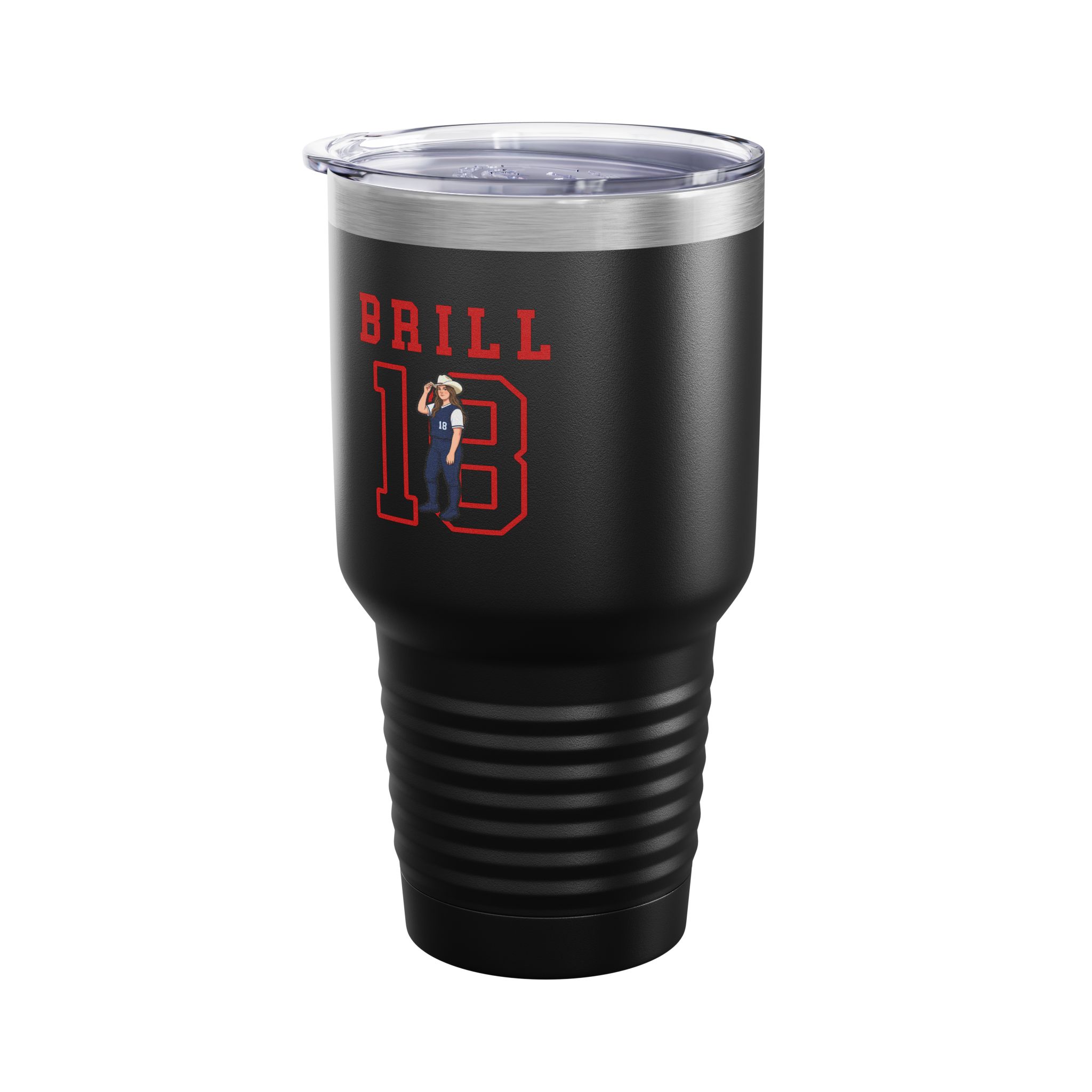 30oz Tumbler — character_shirsey in Black