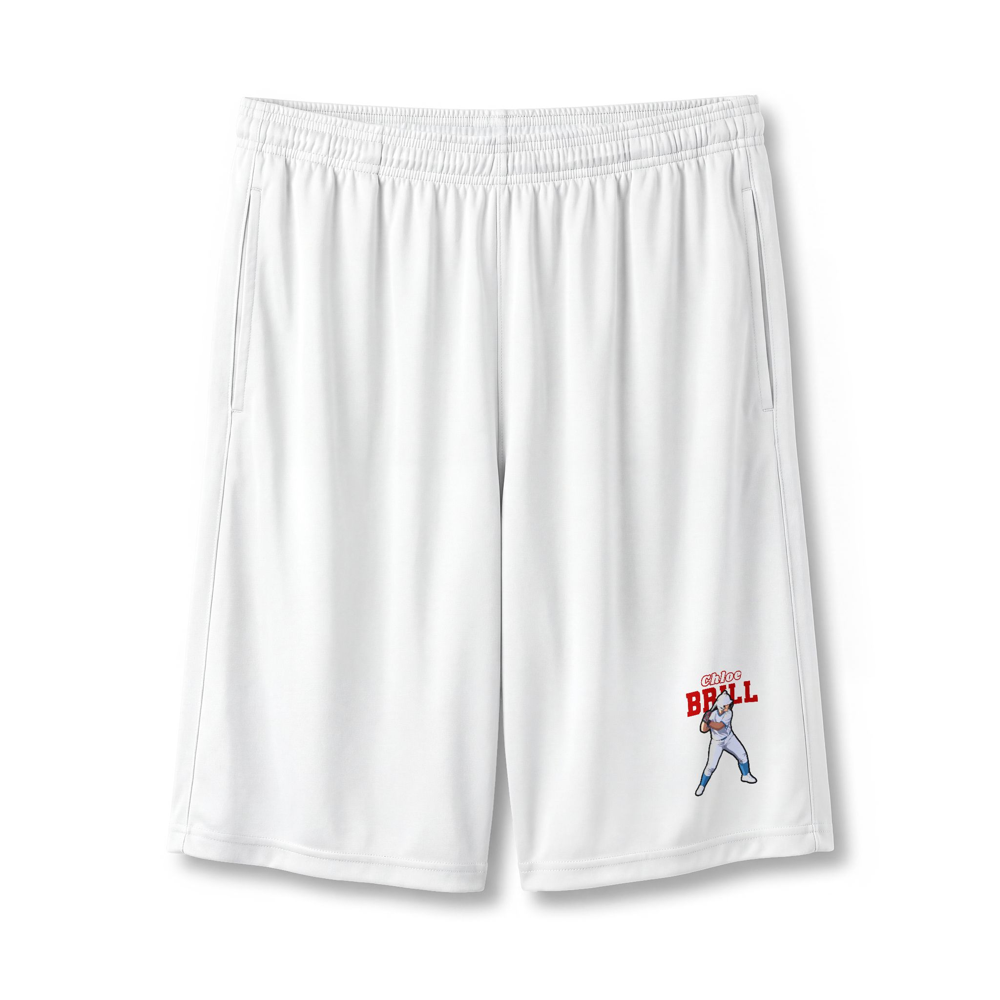 Shorts — character_name_arch in White