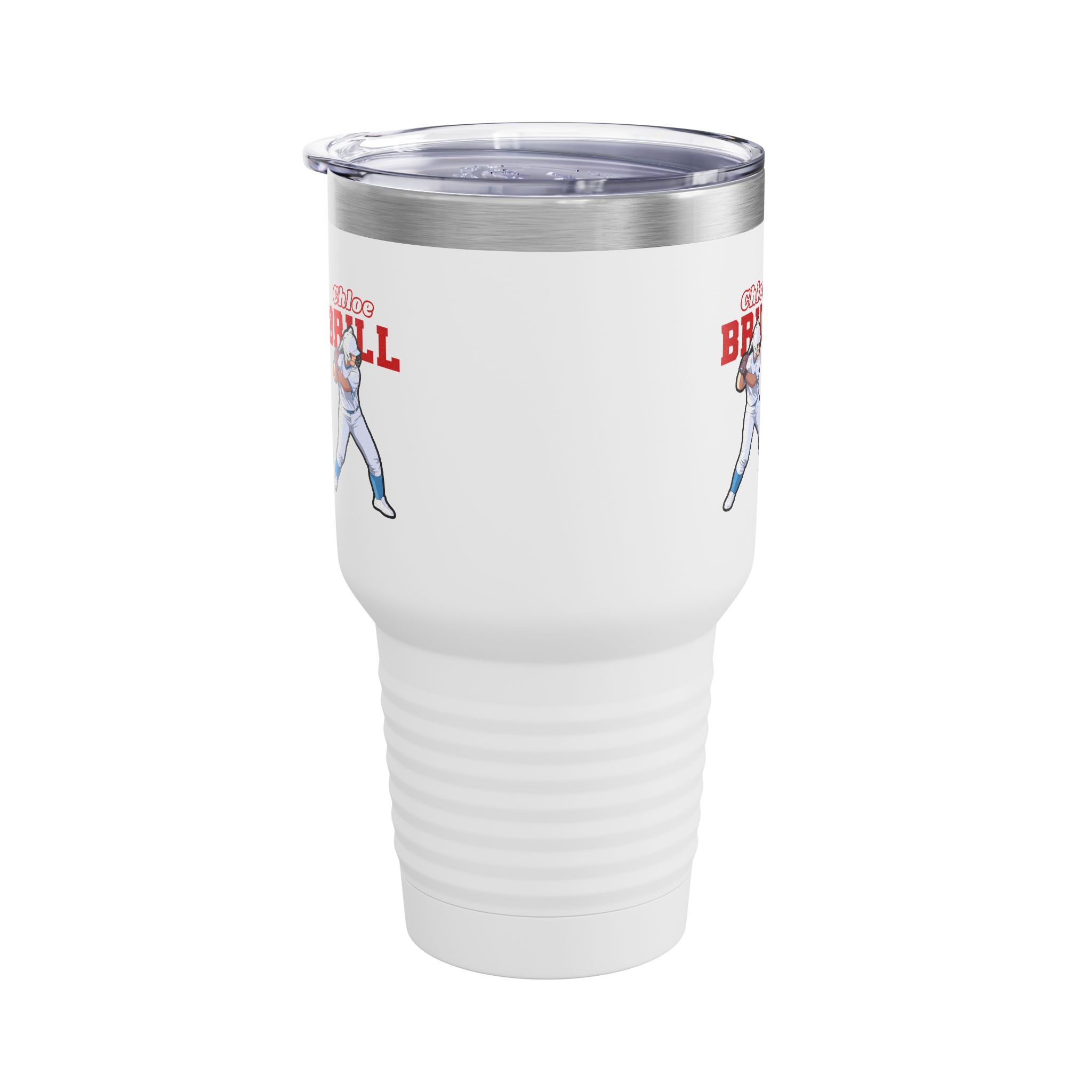 30oz Tumbler — character_name_arch in White