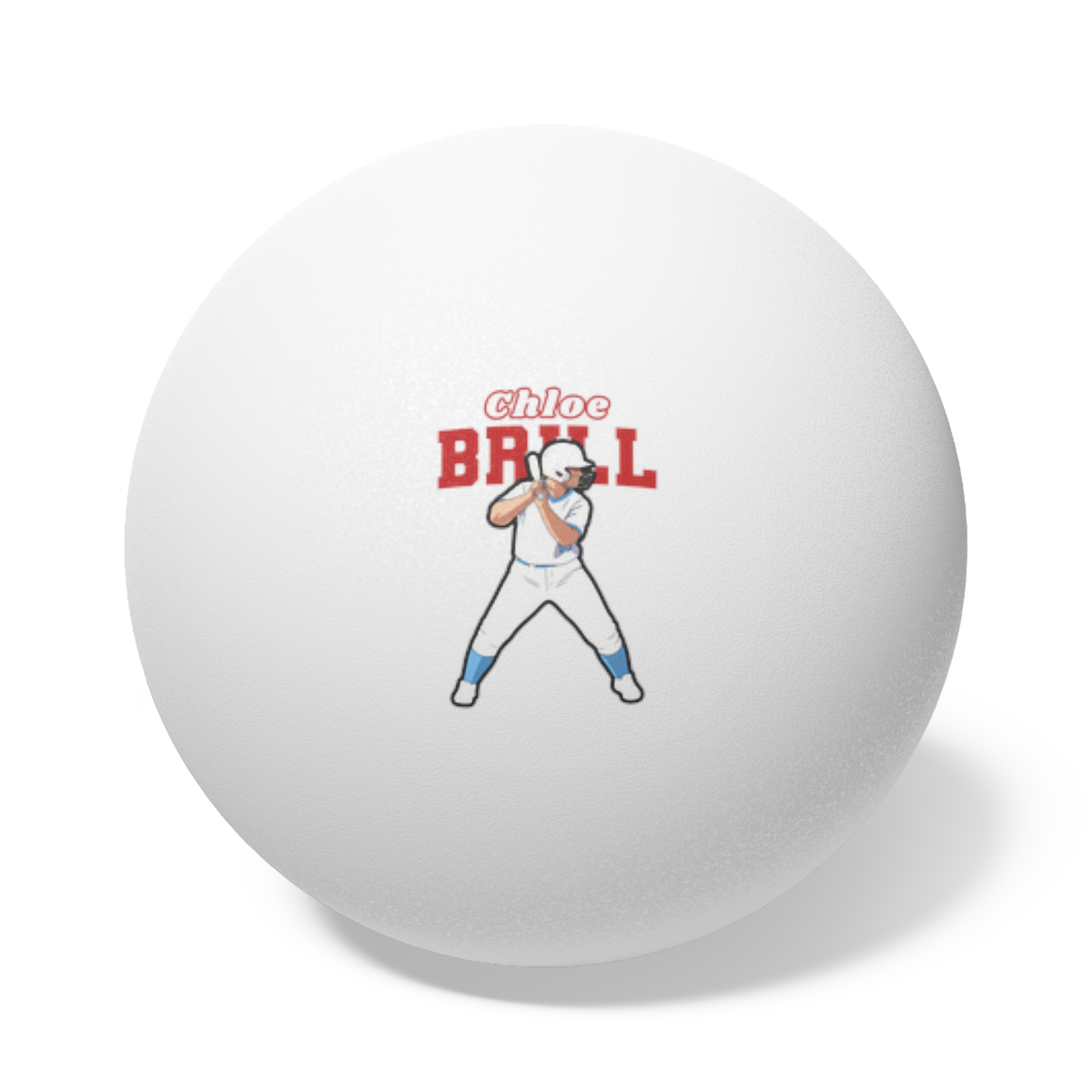 Ping Pong Balls, 6 pcs — character_name_arch in White