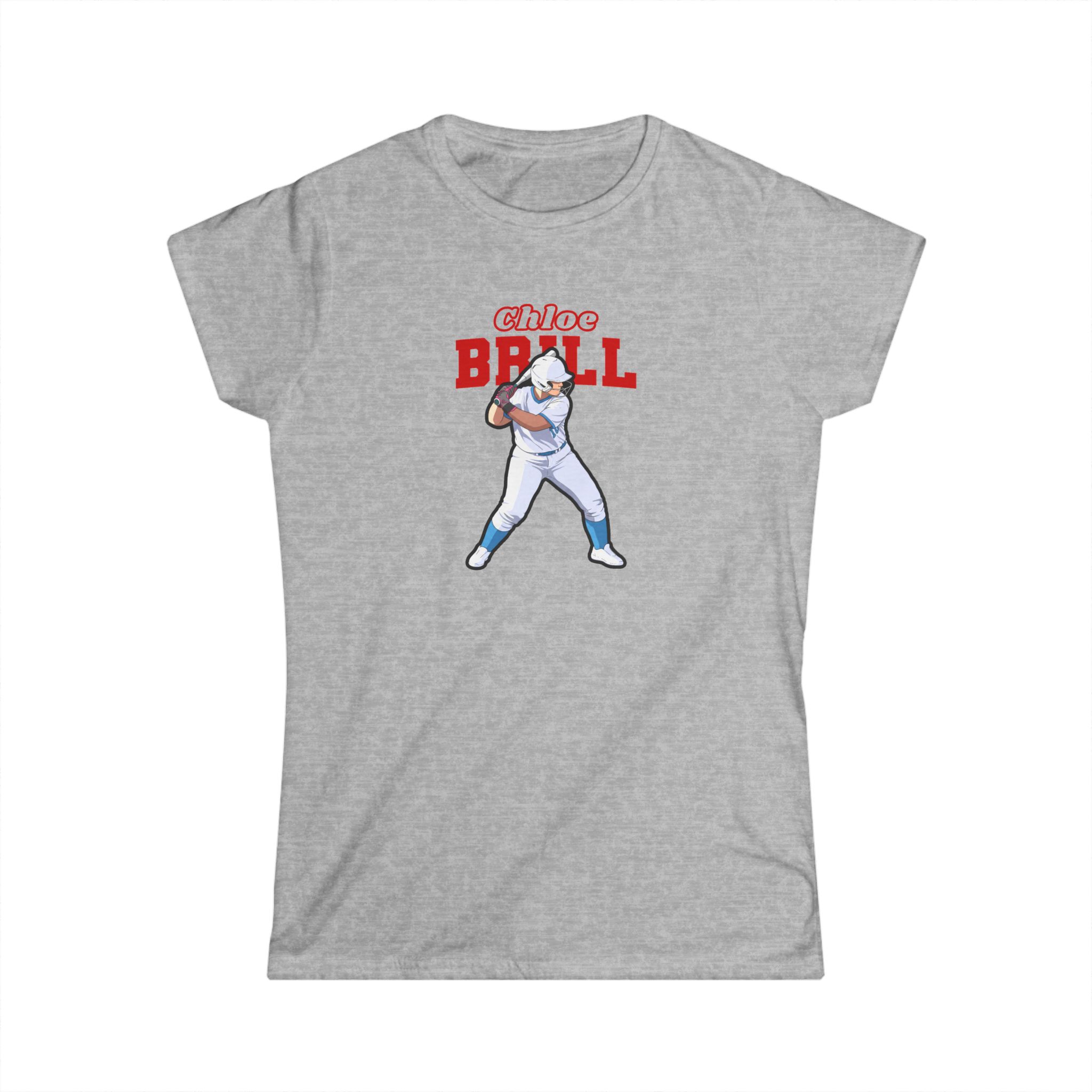 Women's Softstyle Tee — character_name_arch in Grey