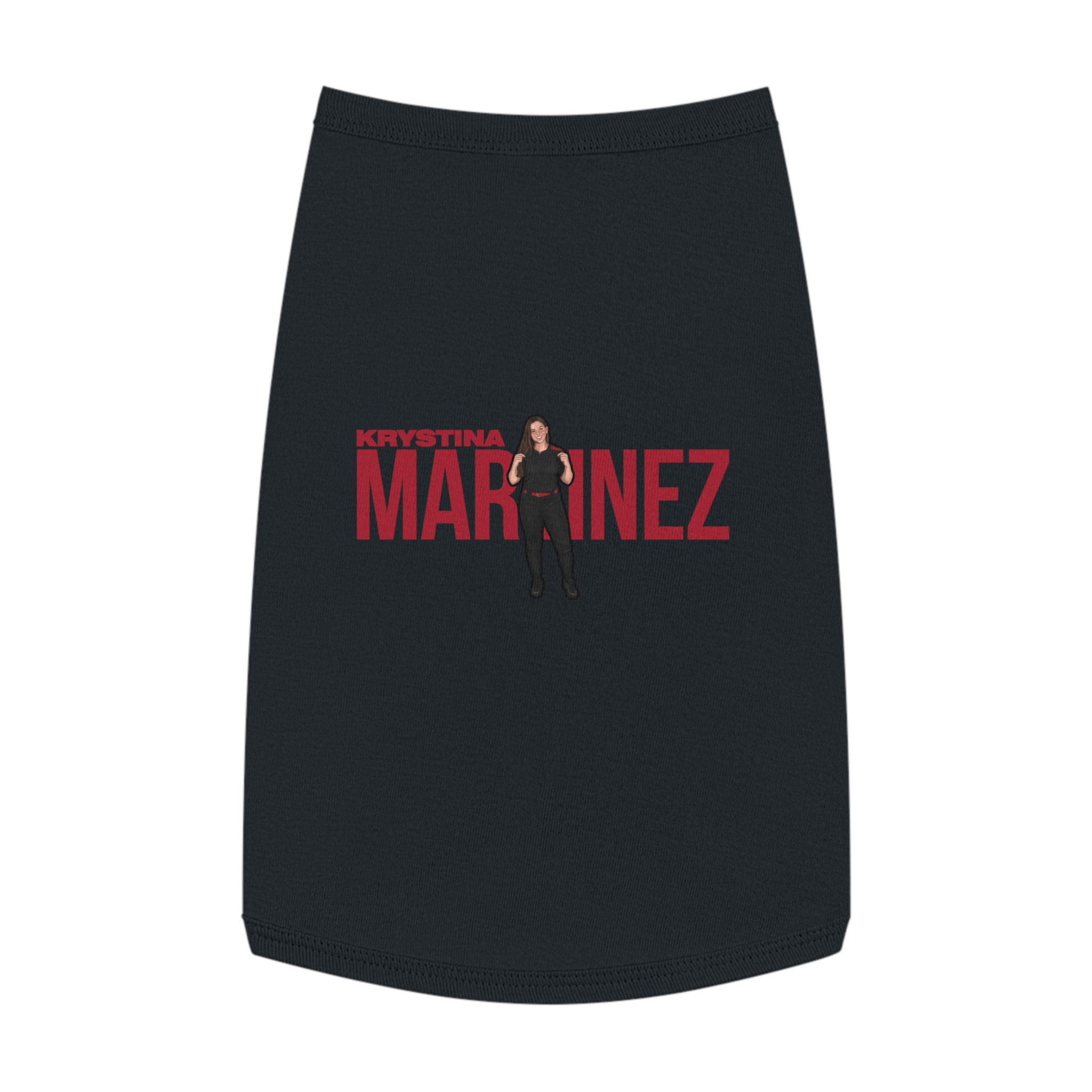 Pet Tank Top — character_player_name in White