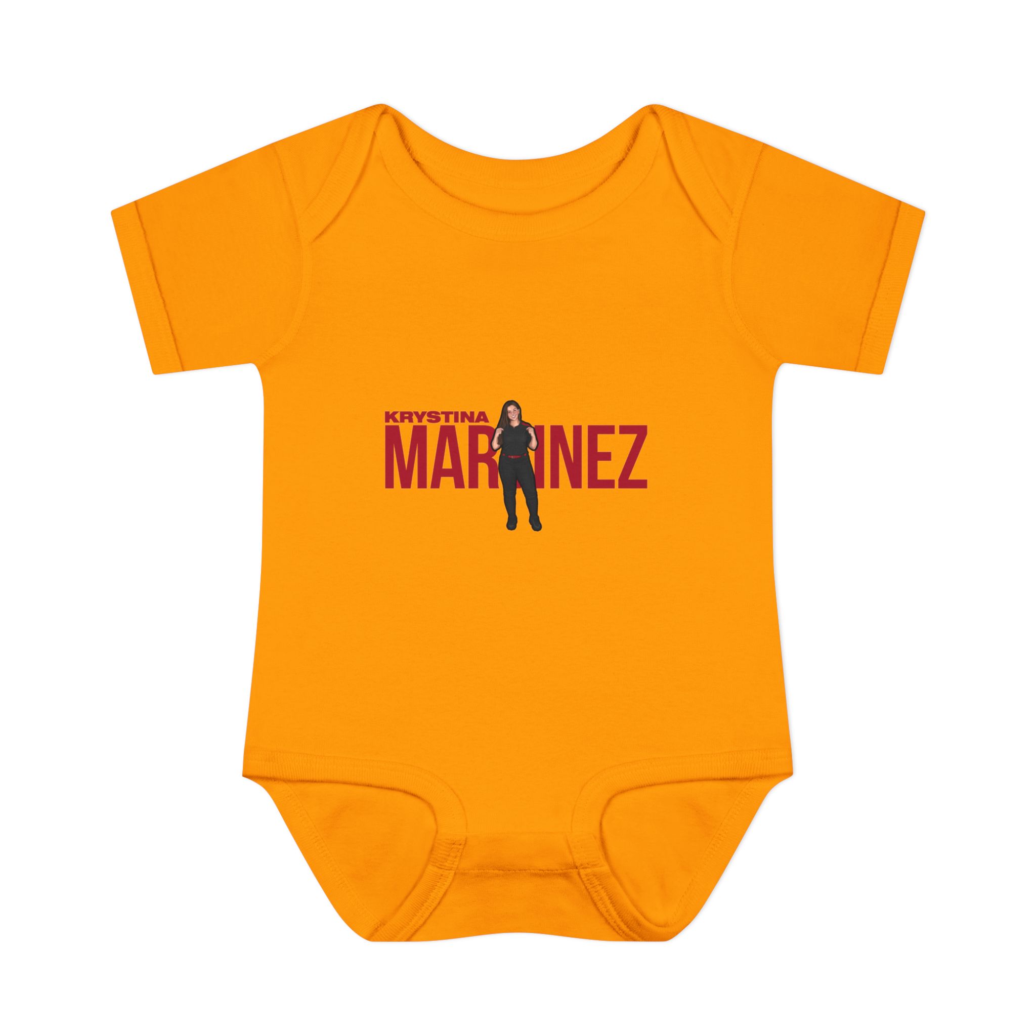 Baby Onesie — character_player_name in Gold