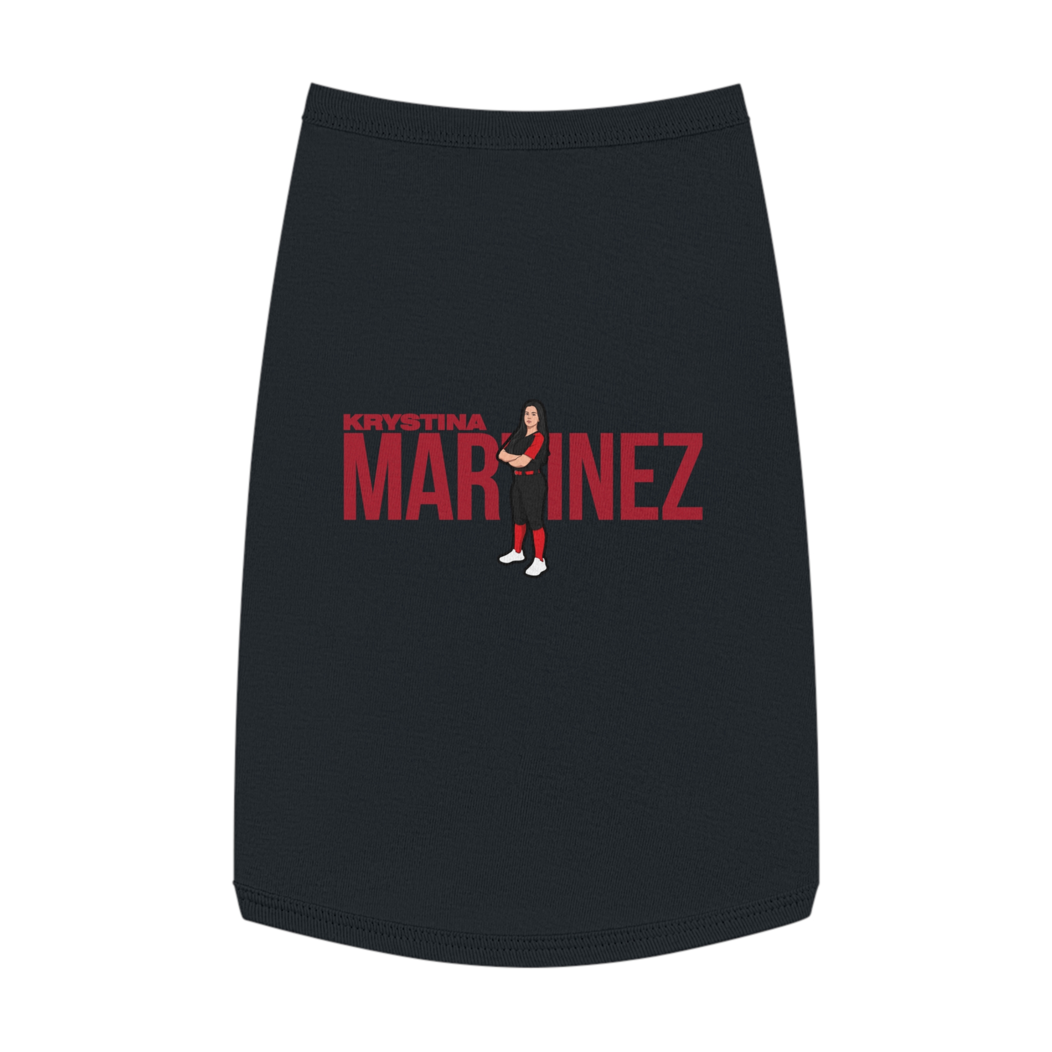 Pet Tank Top — character_player_name in White