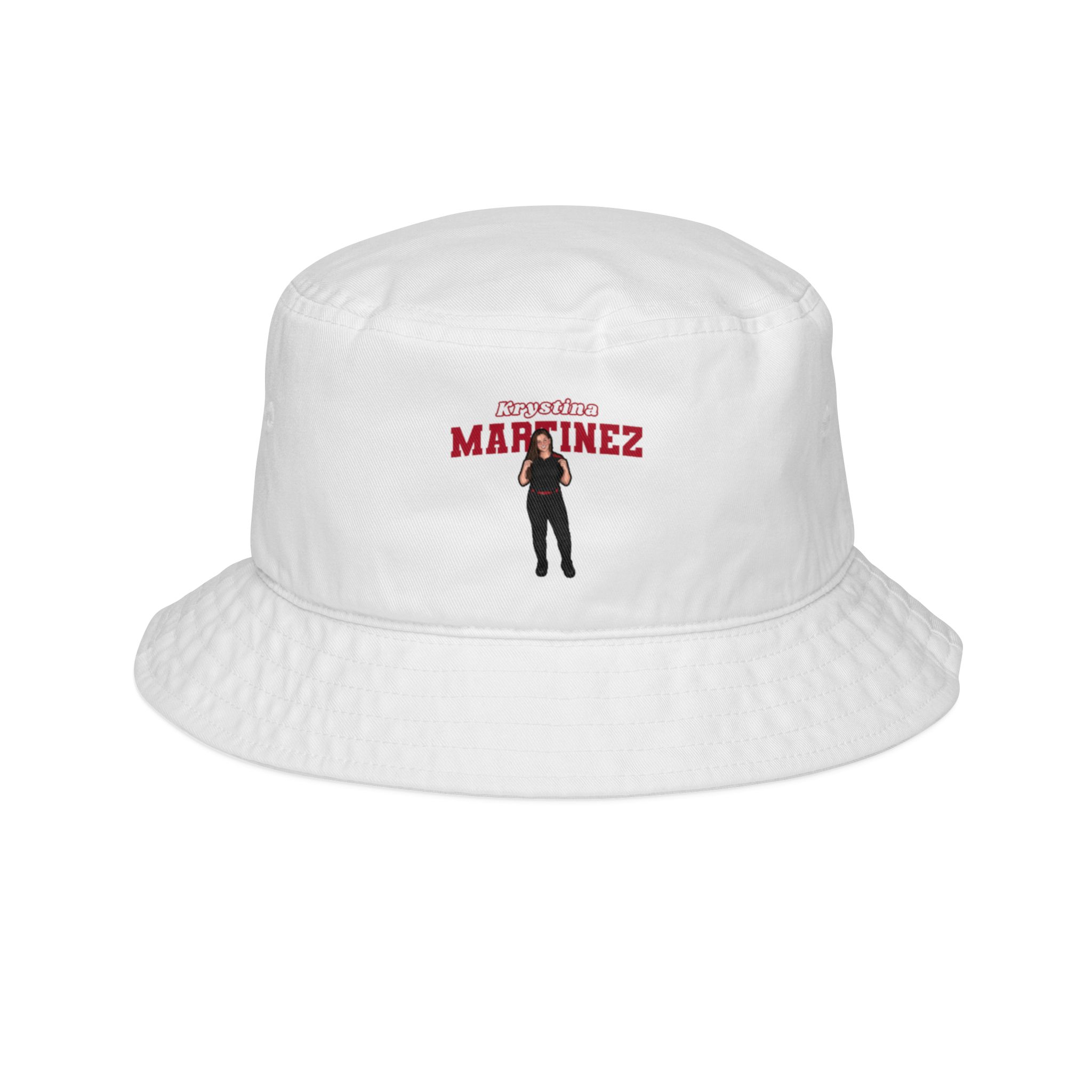 Bucket Hat — character_name_arch in White