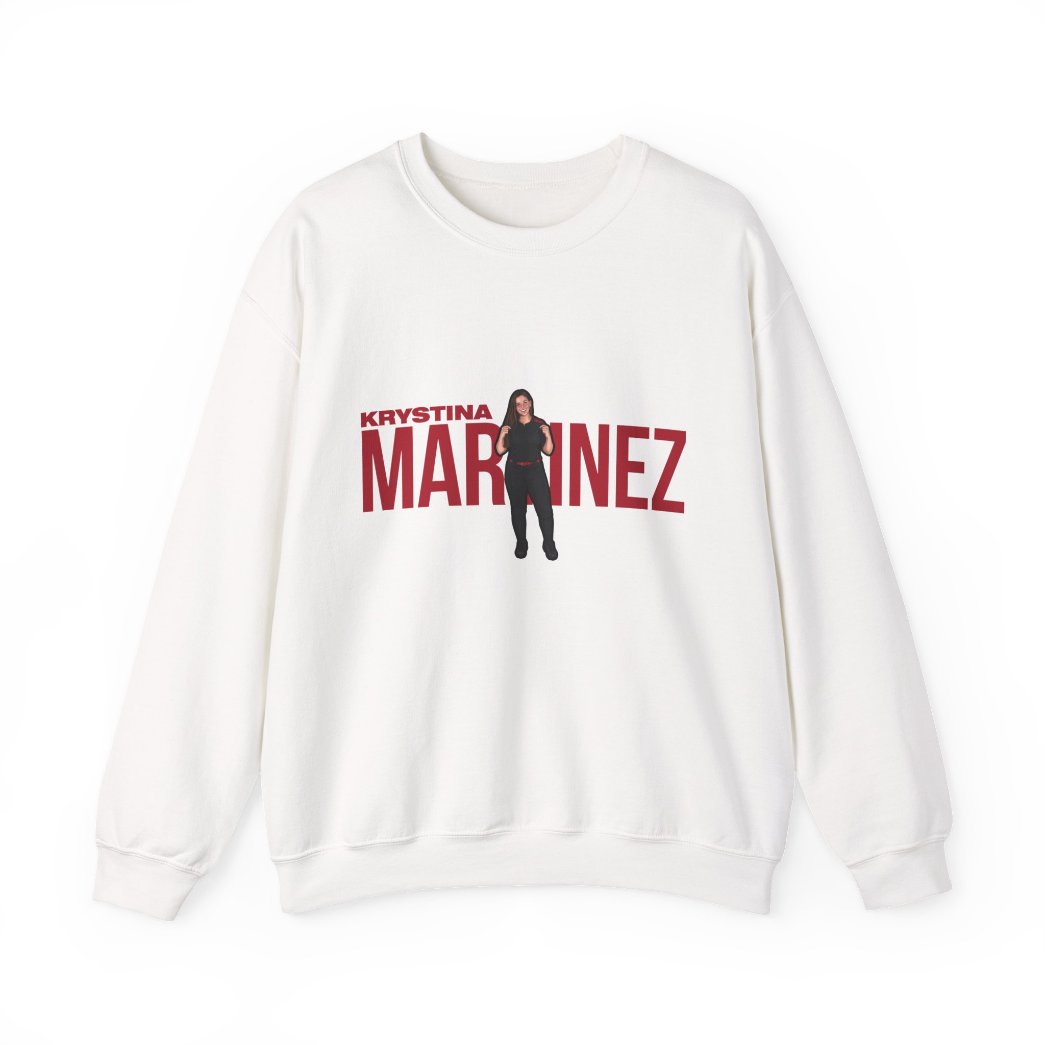 Crewneck Sweatshirt — character_player_name in White