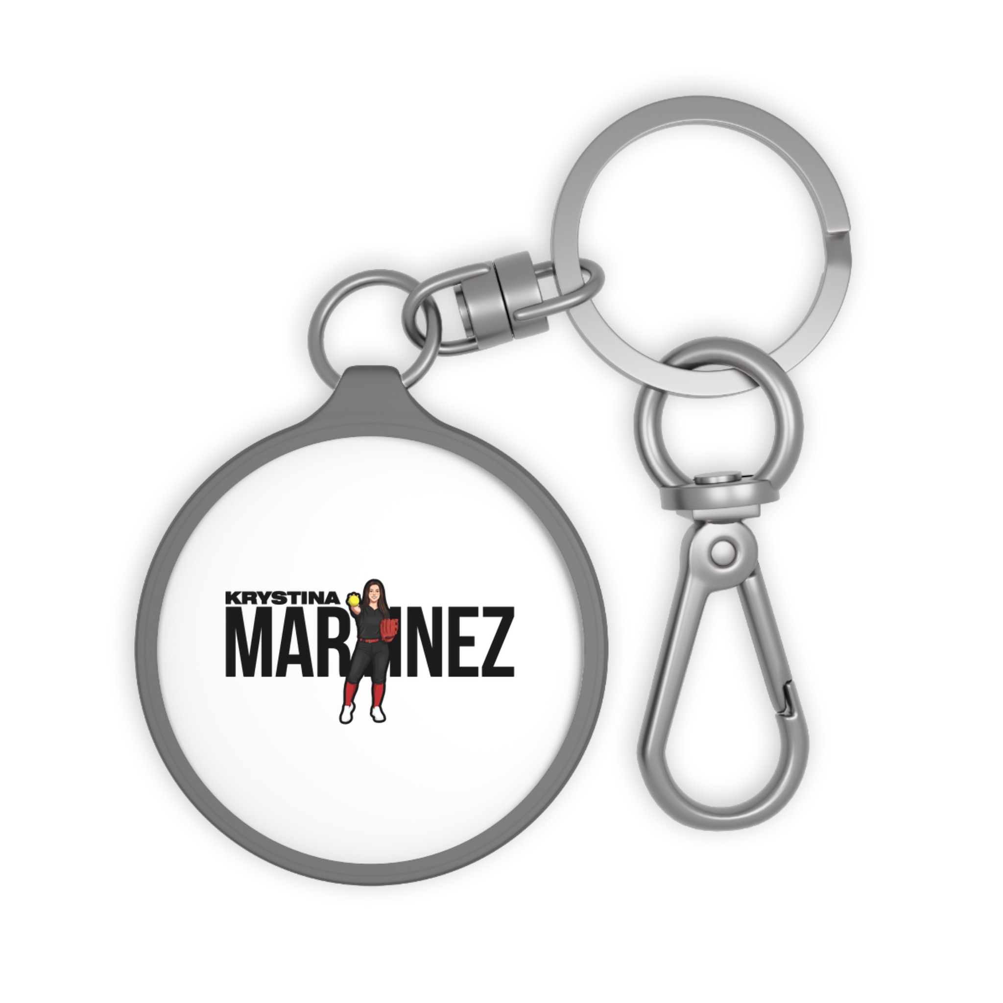 Keychain — character_player_name in Grey