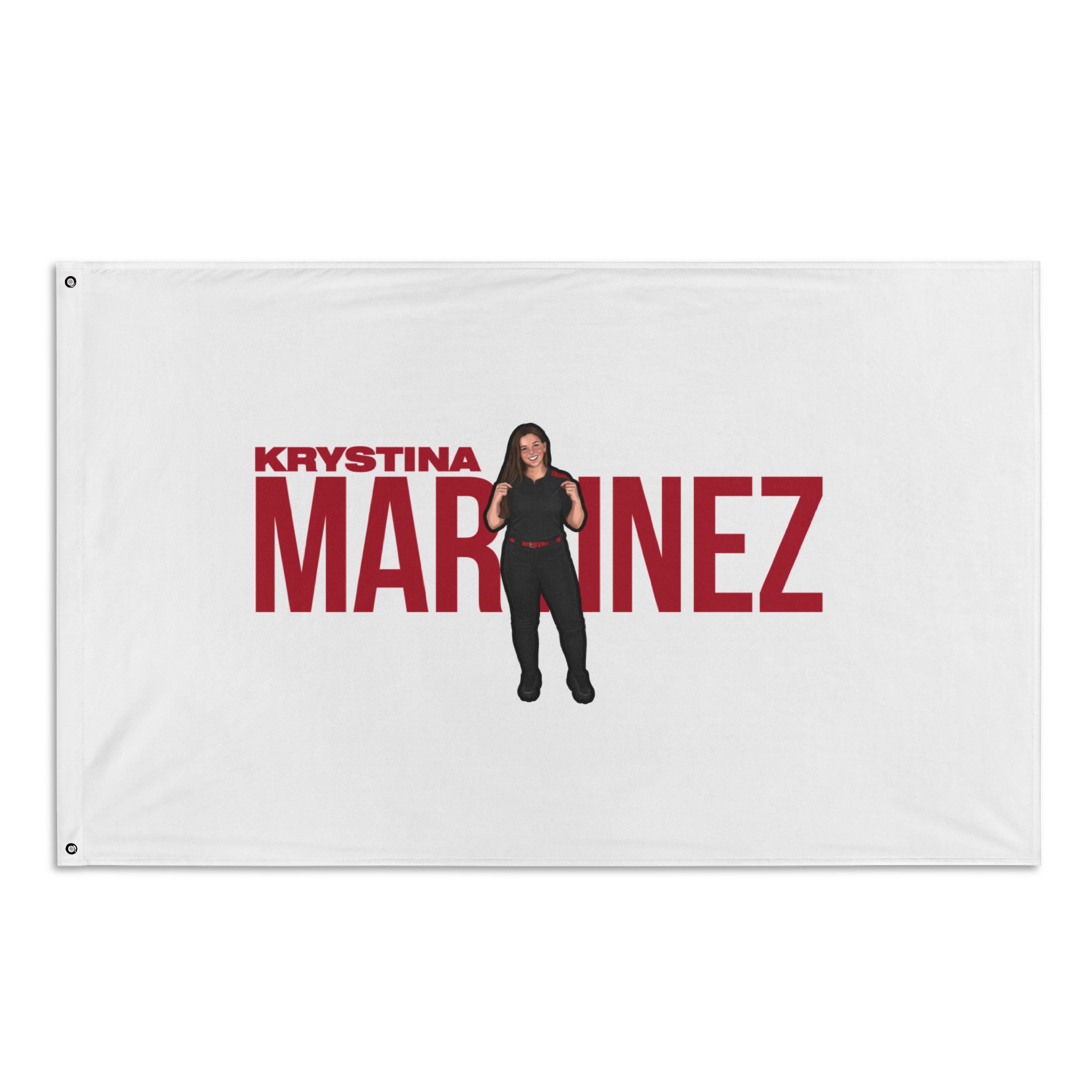 Flag (35 × 56 in) — character_player_name in Classic