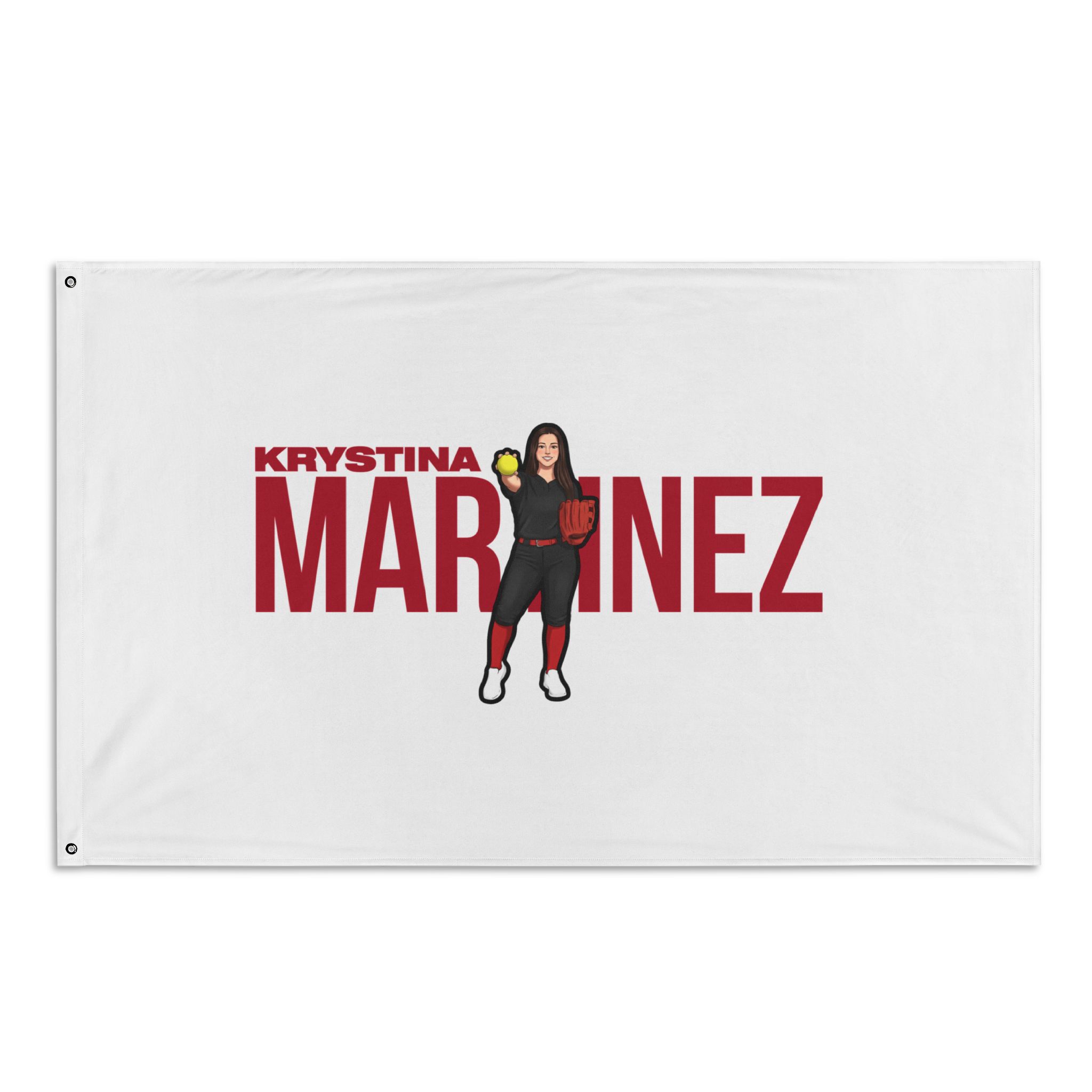 Flag (35 × 56 in) — character_player_name in Classic
