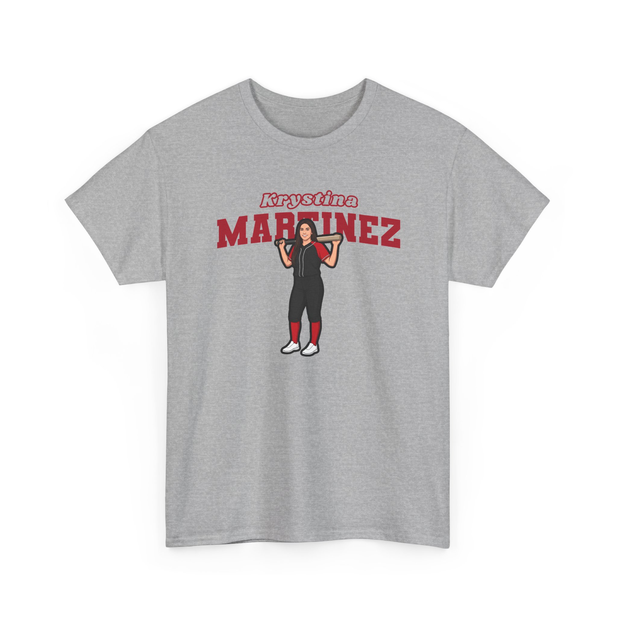Tee — character_name_arch in Grey