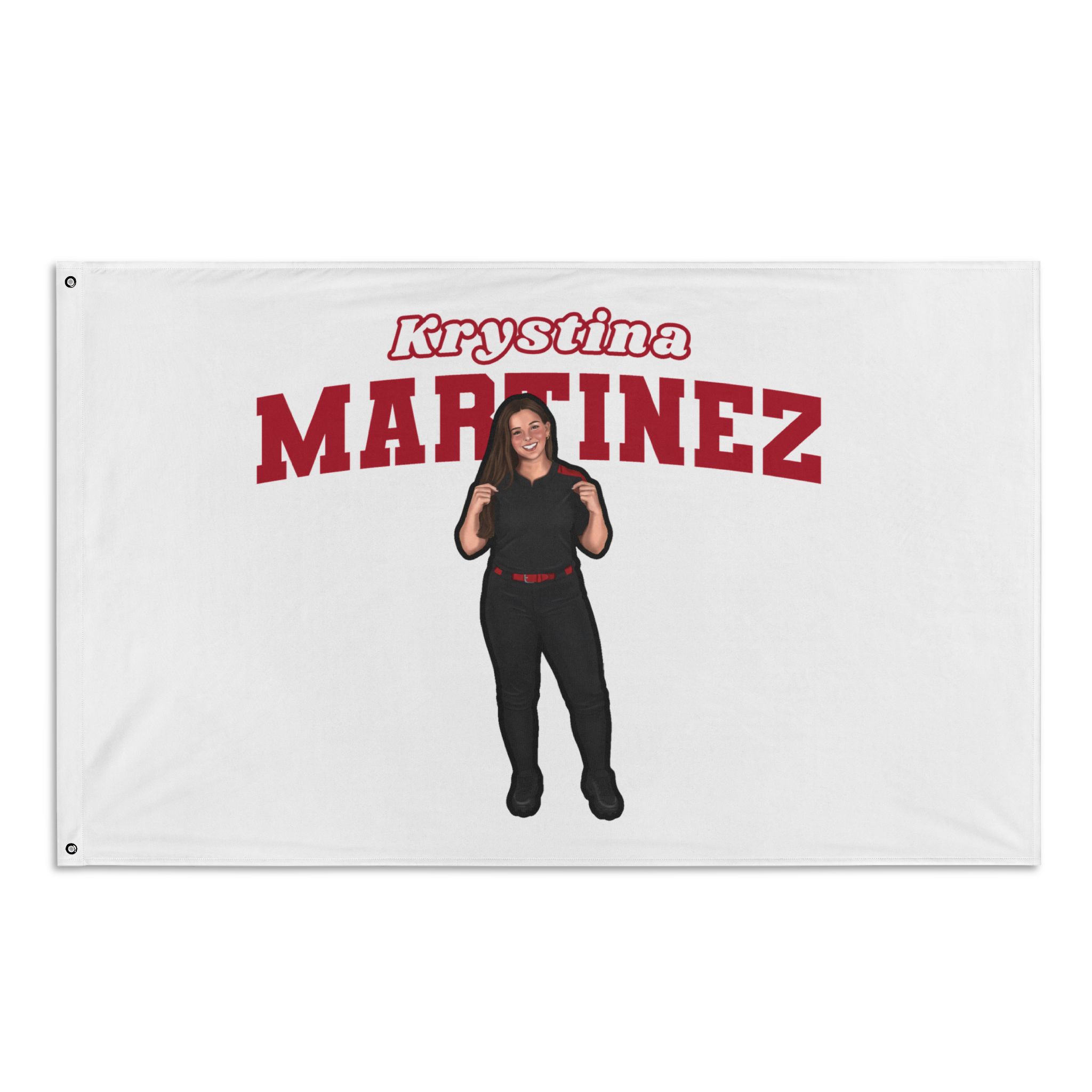 Flag (35 × 56 in) — character_name_arch in Classic
