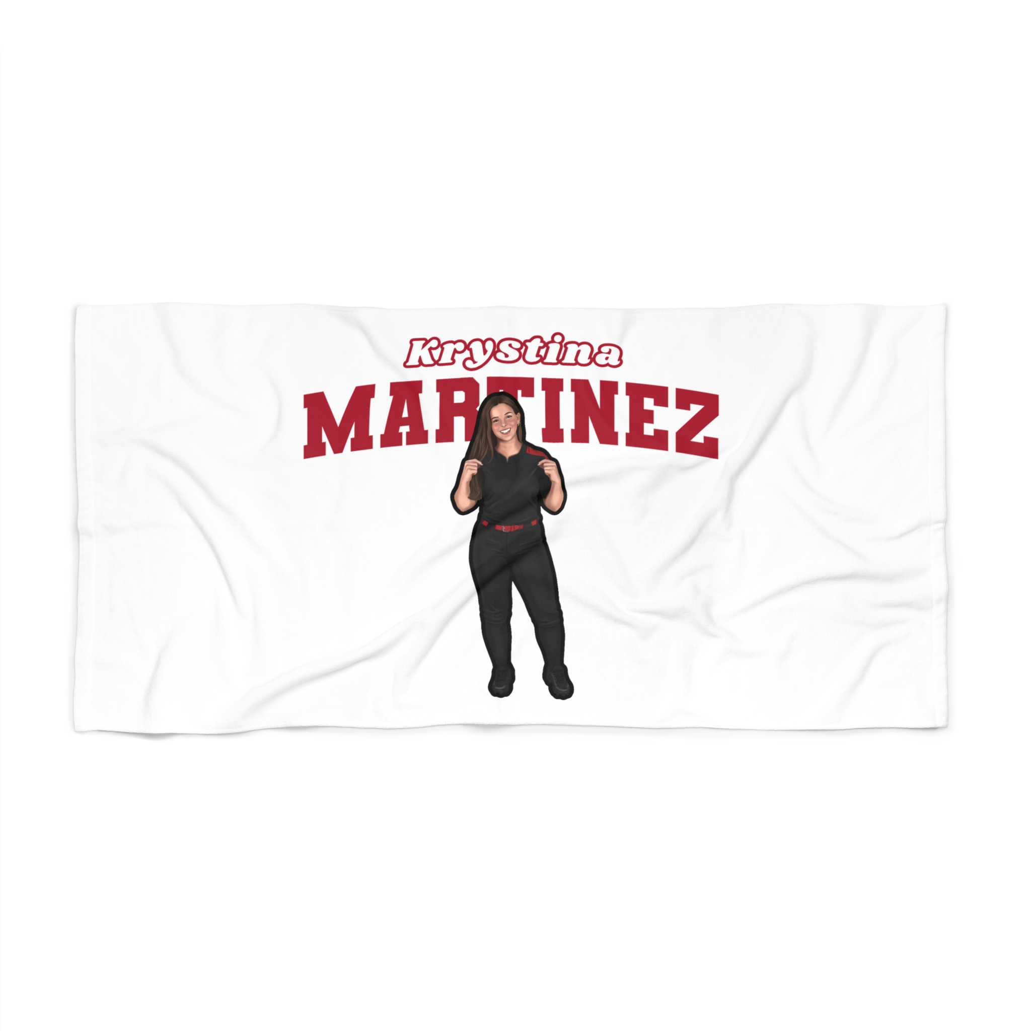 Beach Towel — character_name_arch in Classic
