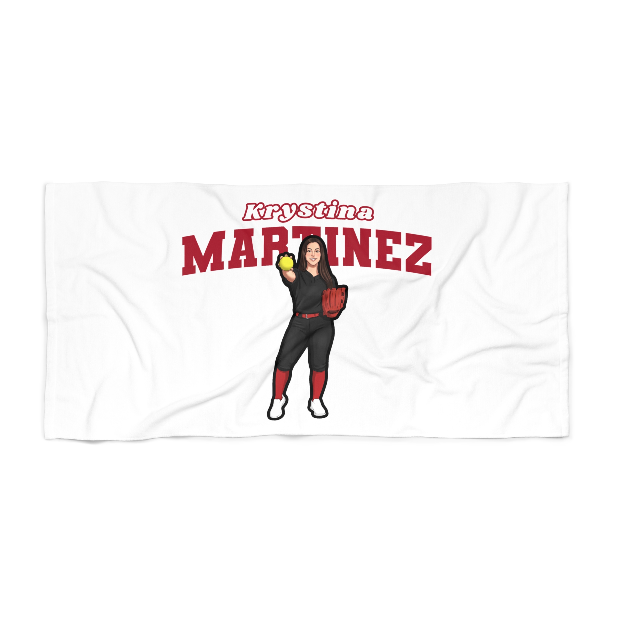Beach Towel — character_name_arch in Classic