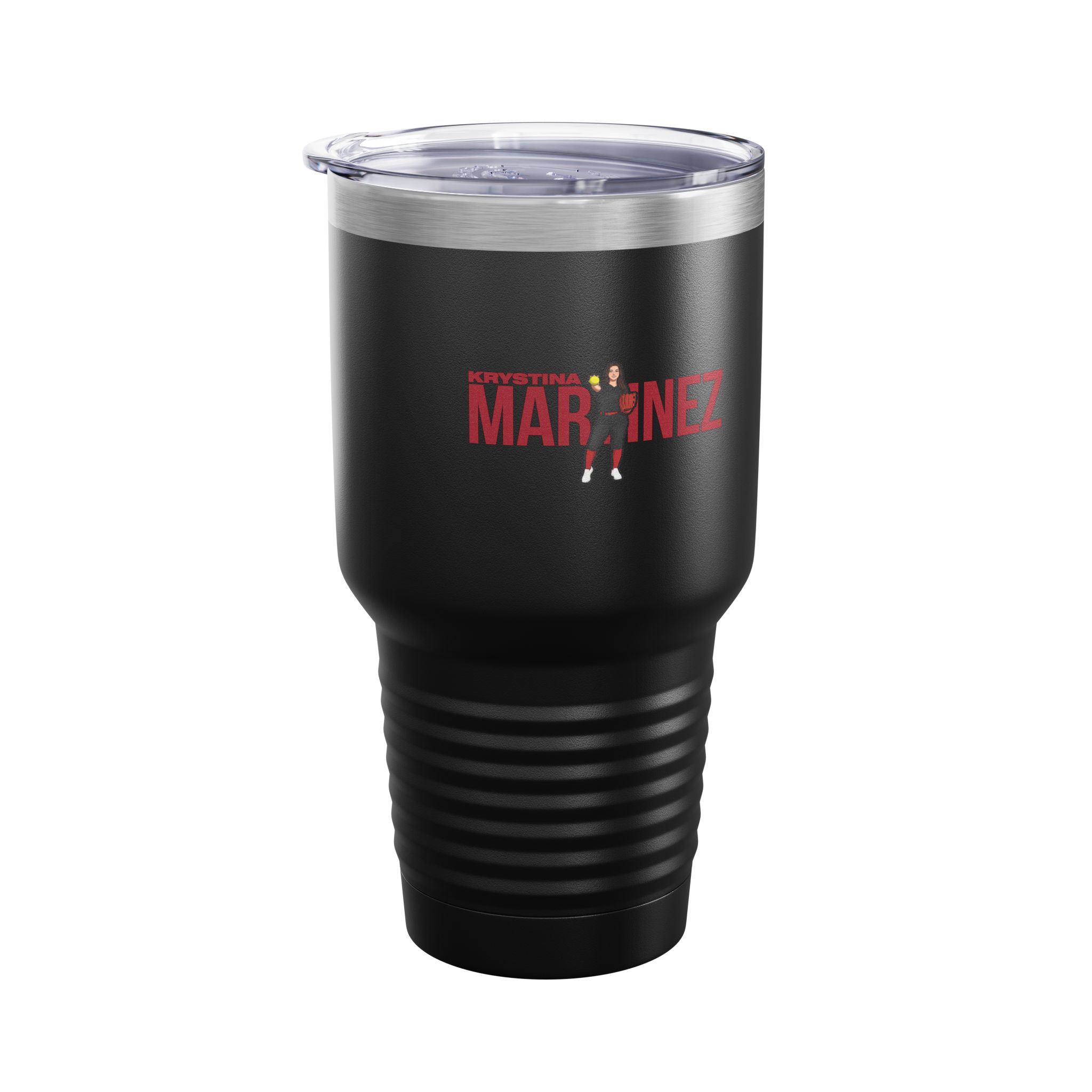 30oz Tumbler — character_player_name in Black