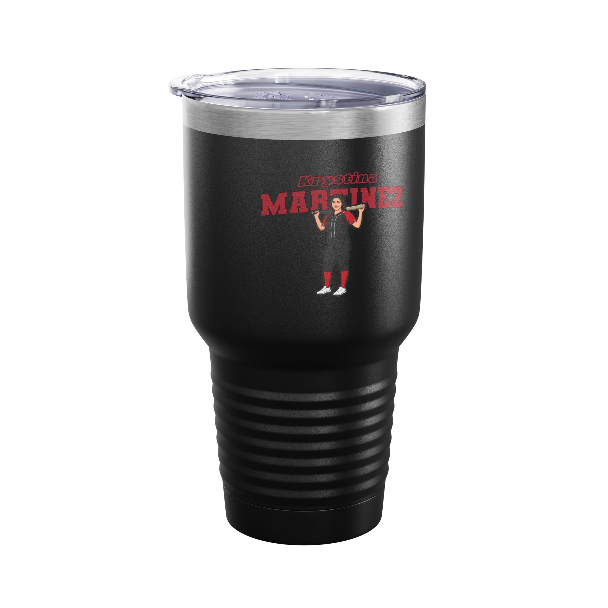 30oz Tumbler — character_name_arch in Black