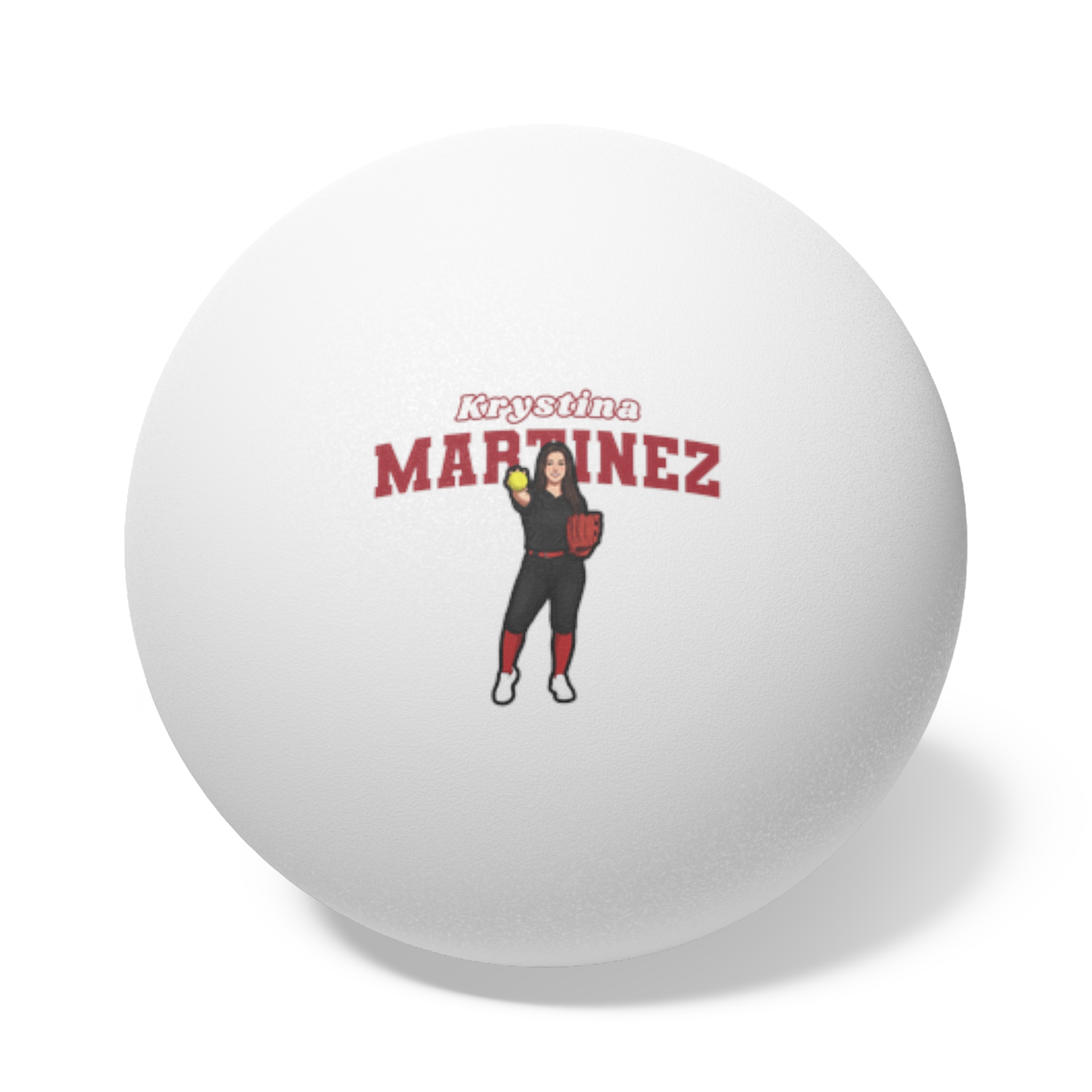 Ping Pong Balls, 6 pcs — character_name_arch in White