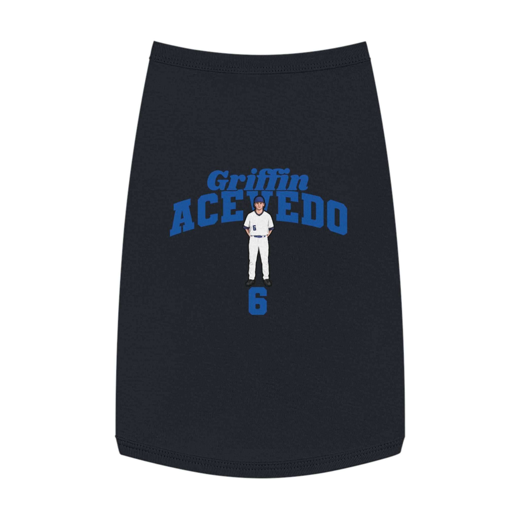 Pet Tank Top — character_signature_arch in White