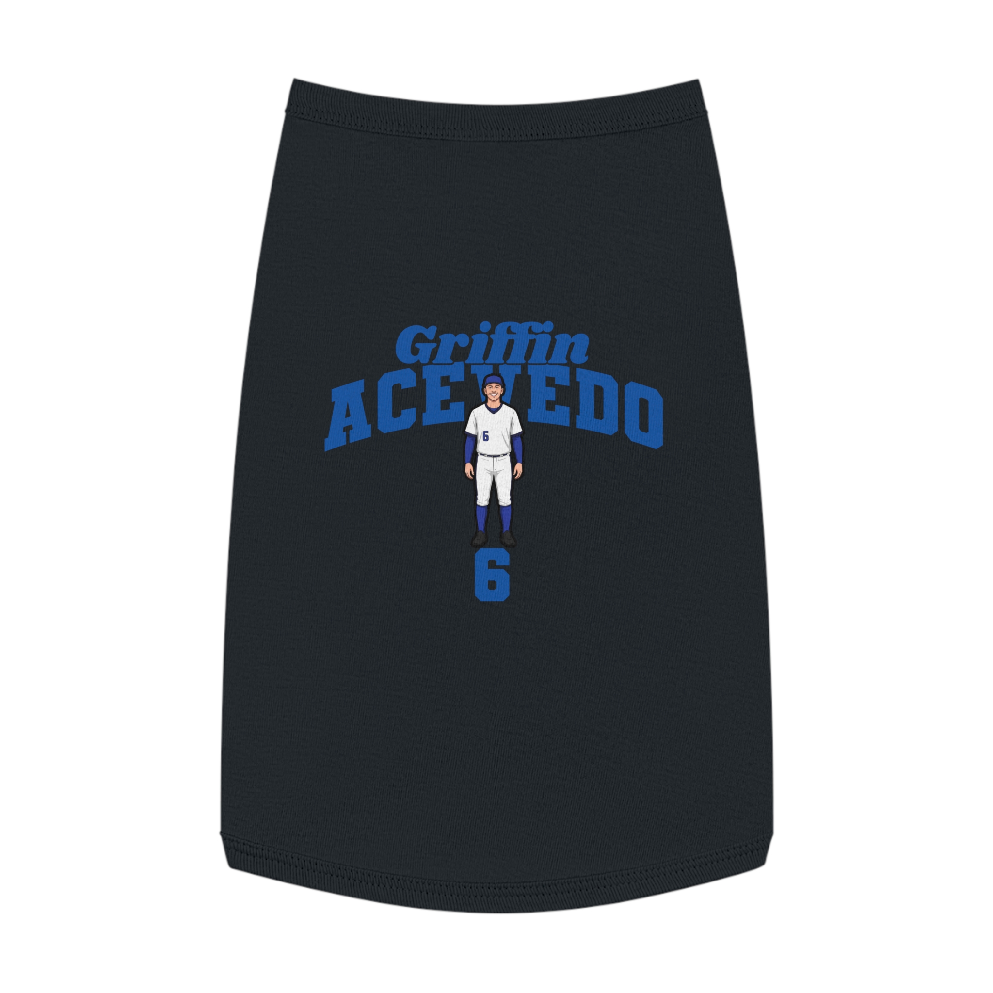 Pet Tank Top — character_signature_arch in Black