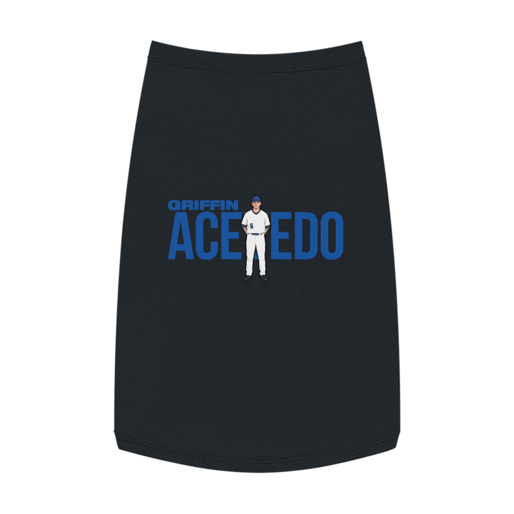 Pet Tank Top — character_player_name in White