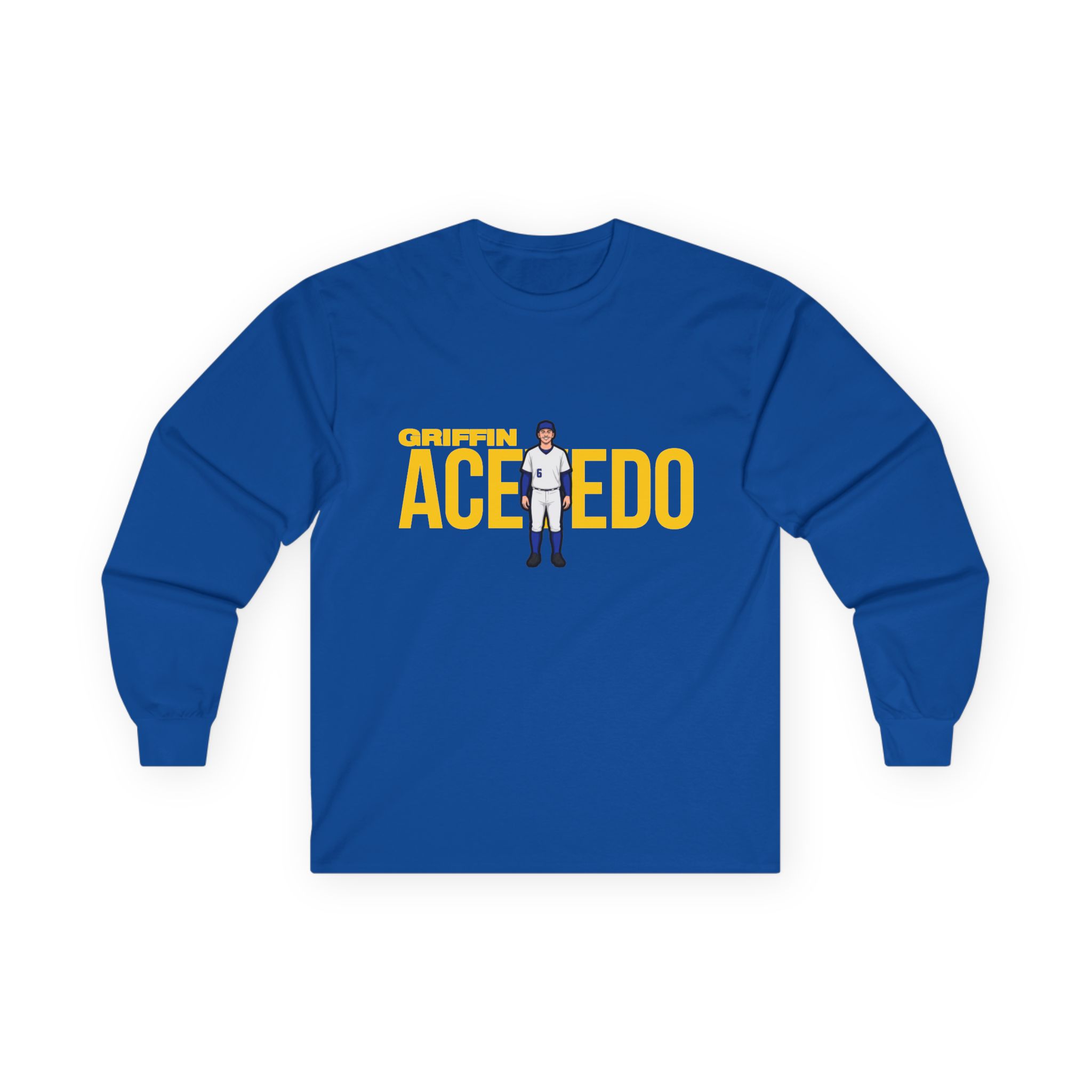 Long Sleeve Tee — character_player_name in Royal