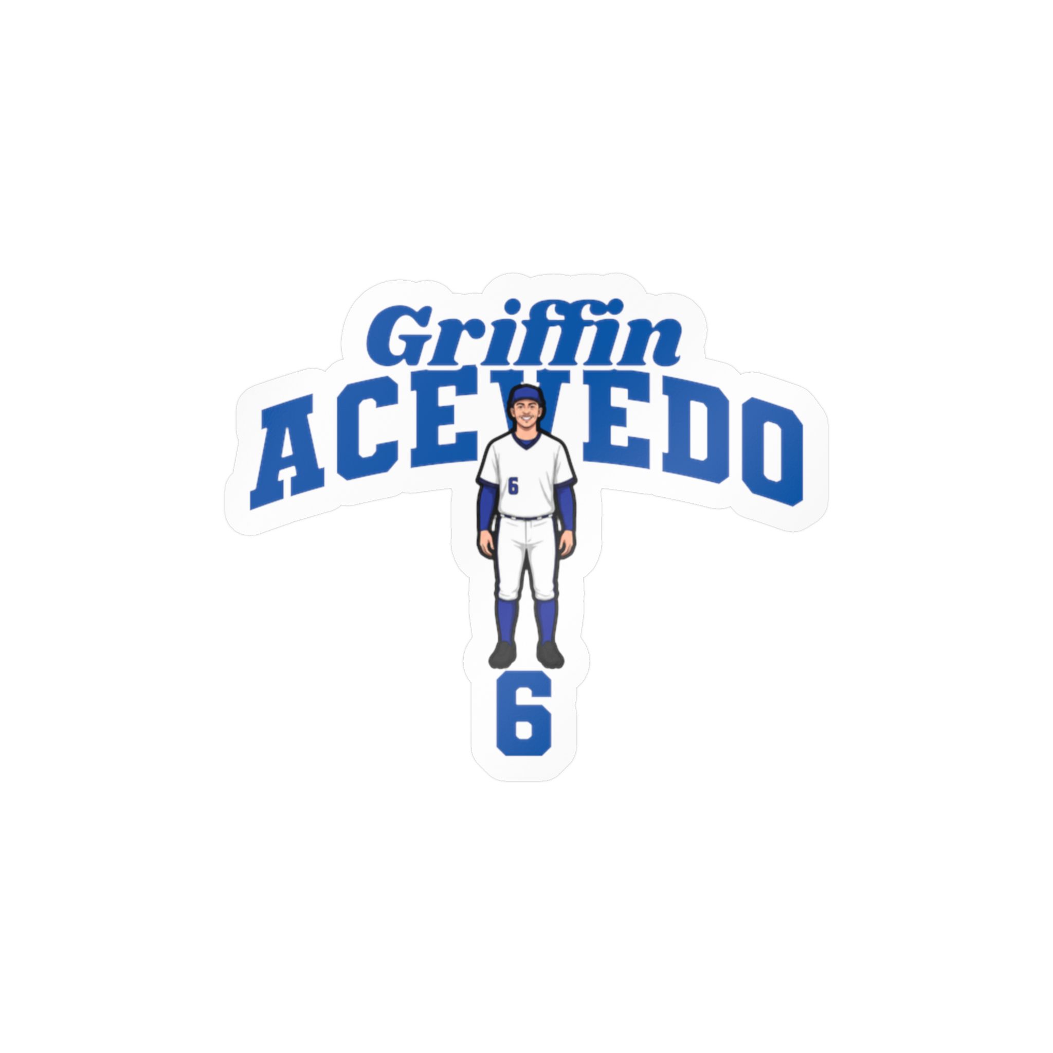 Vinyl Sticker — character_signature_arch in Classic