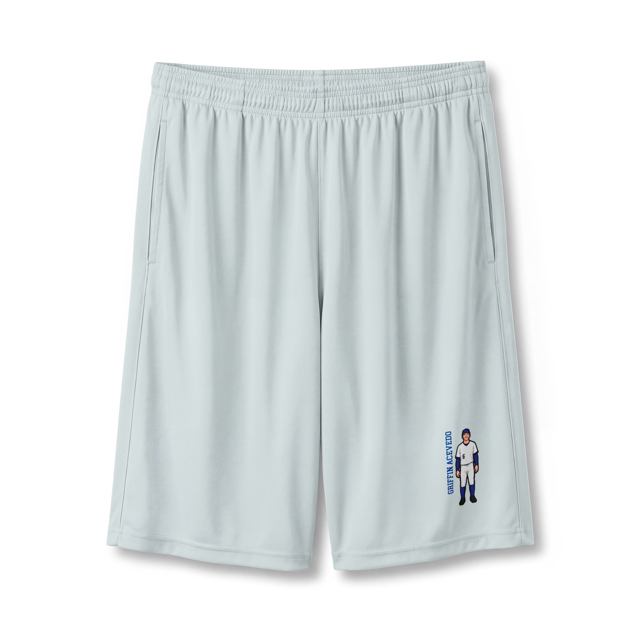 Shorts — character_name_vertical in Silver