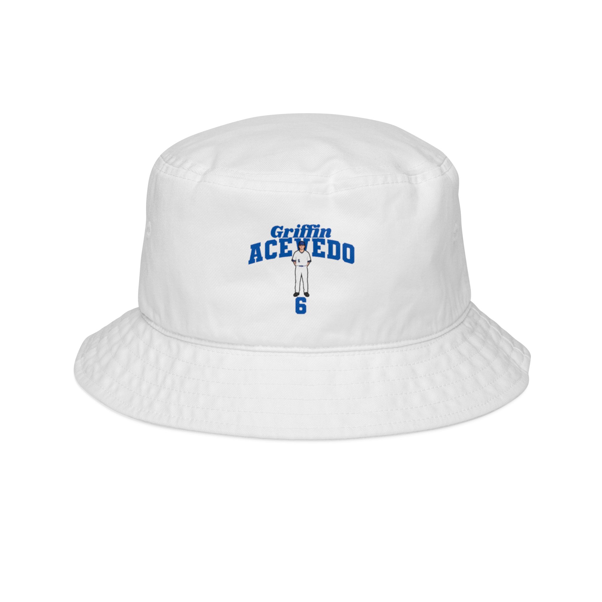 Bucket Hat — character_signature_arch in White