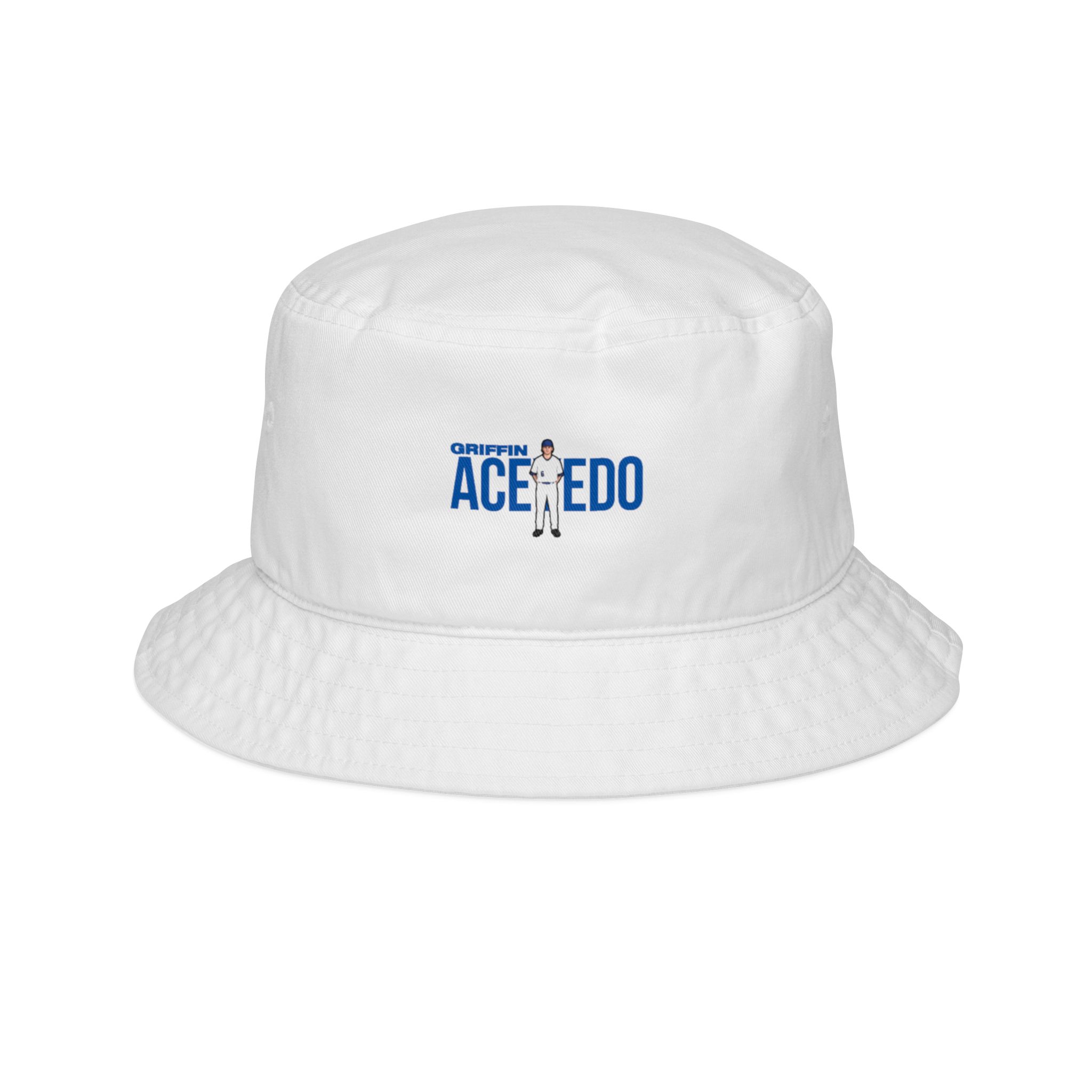 Bucket Hat — character_player_name in White