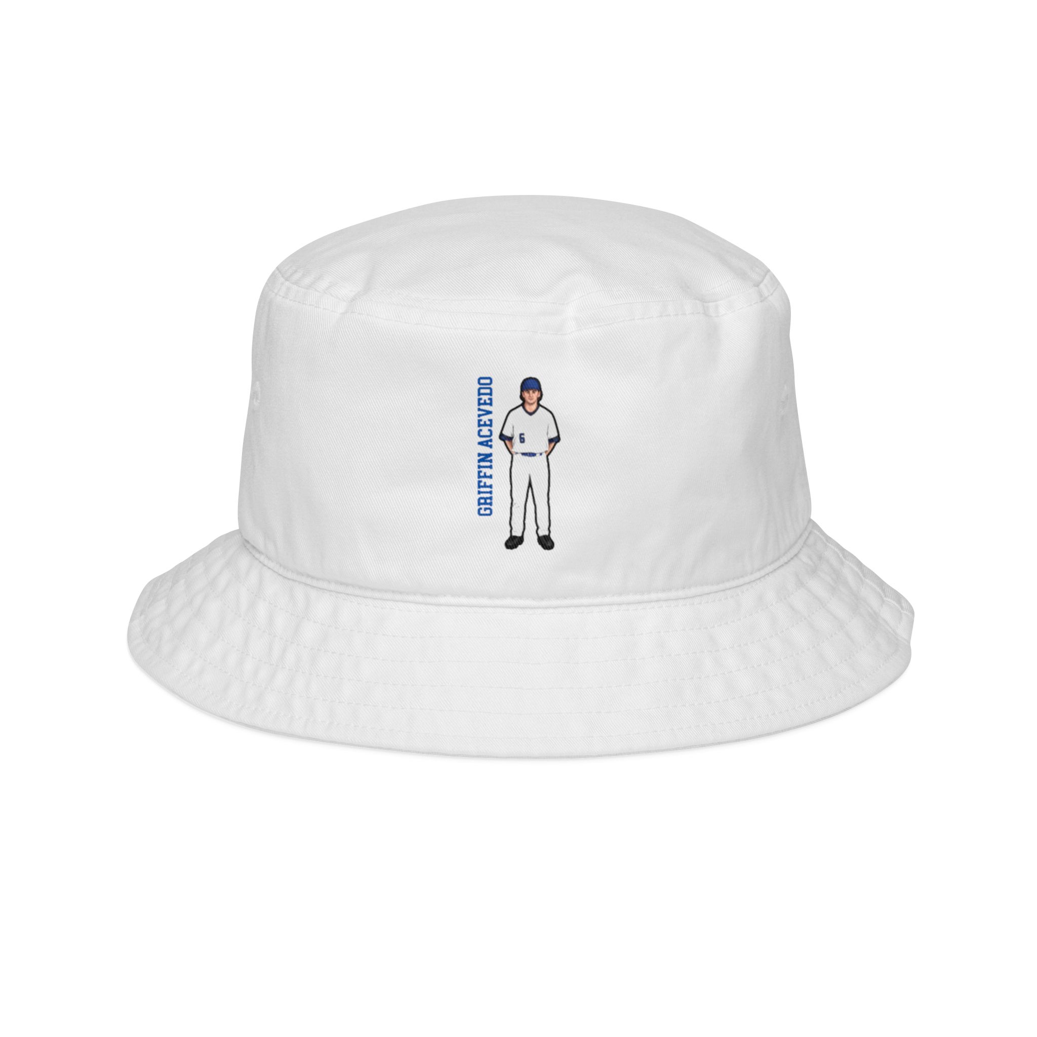 Bucket Hat — character_name_vertical in White