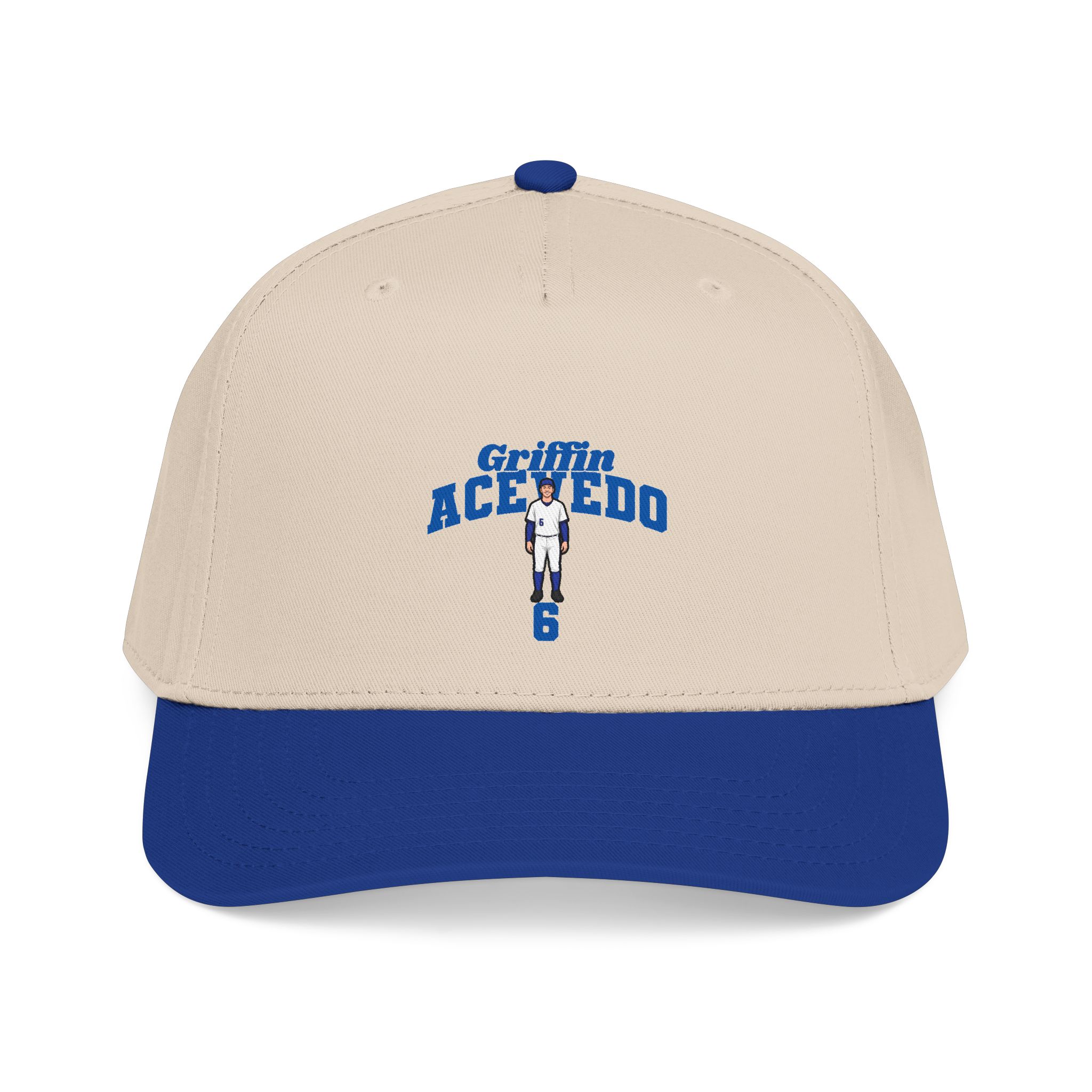 Baseball Cap — character_signature_arch in Royal / Natural