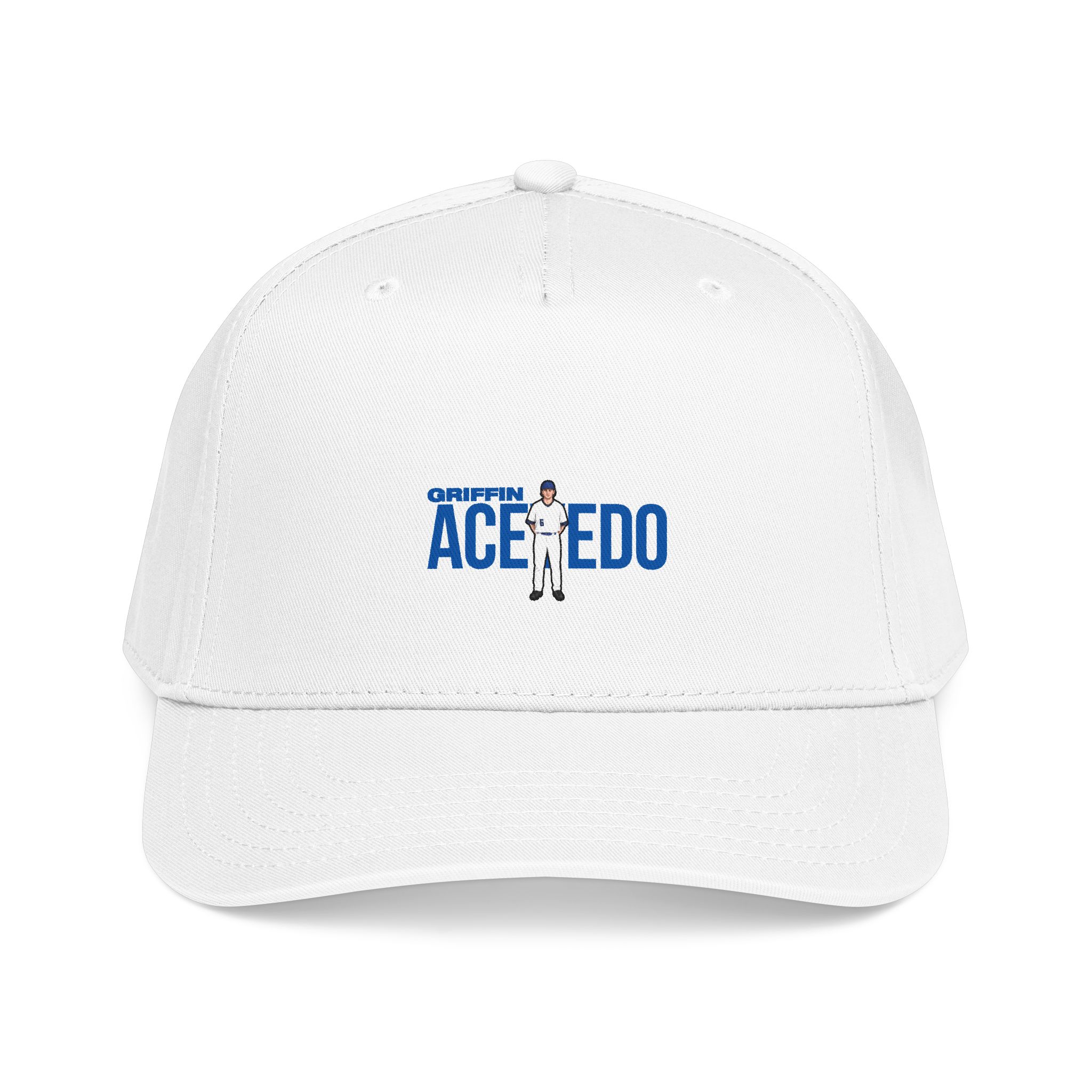 Baseball Cap — character_player_name in White