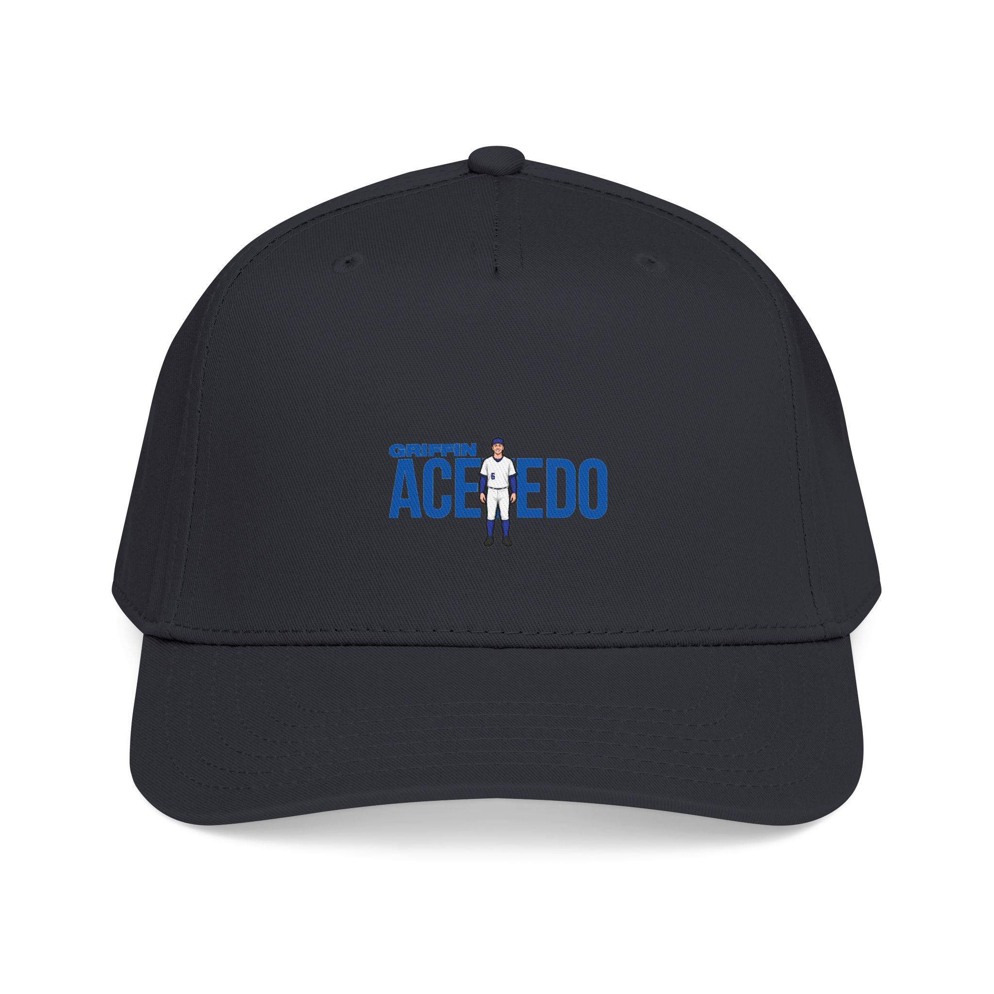 Baseball Cap — character_player_name in Black