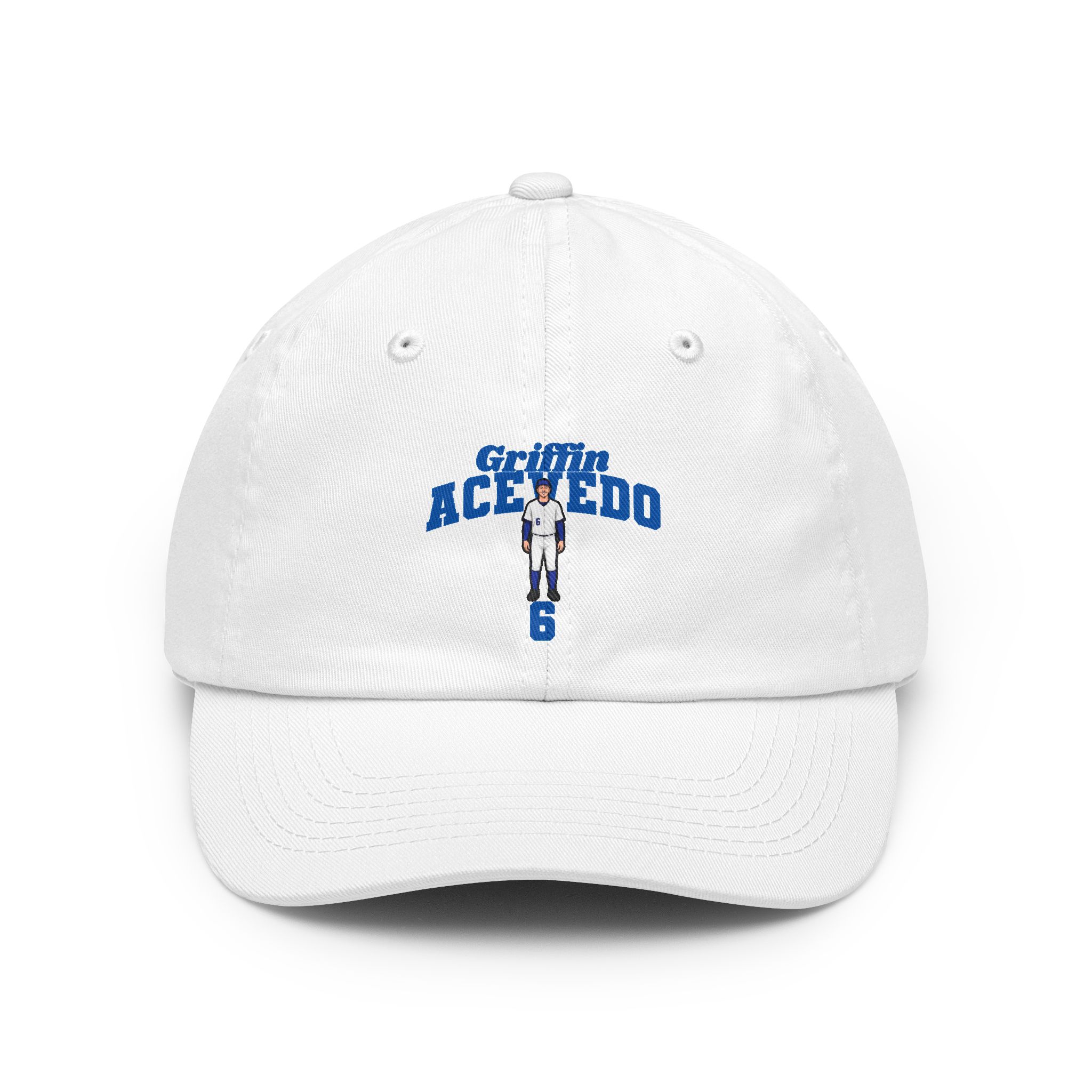 Classic Cap — character_signature_arch in White