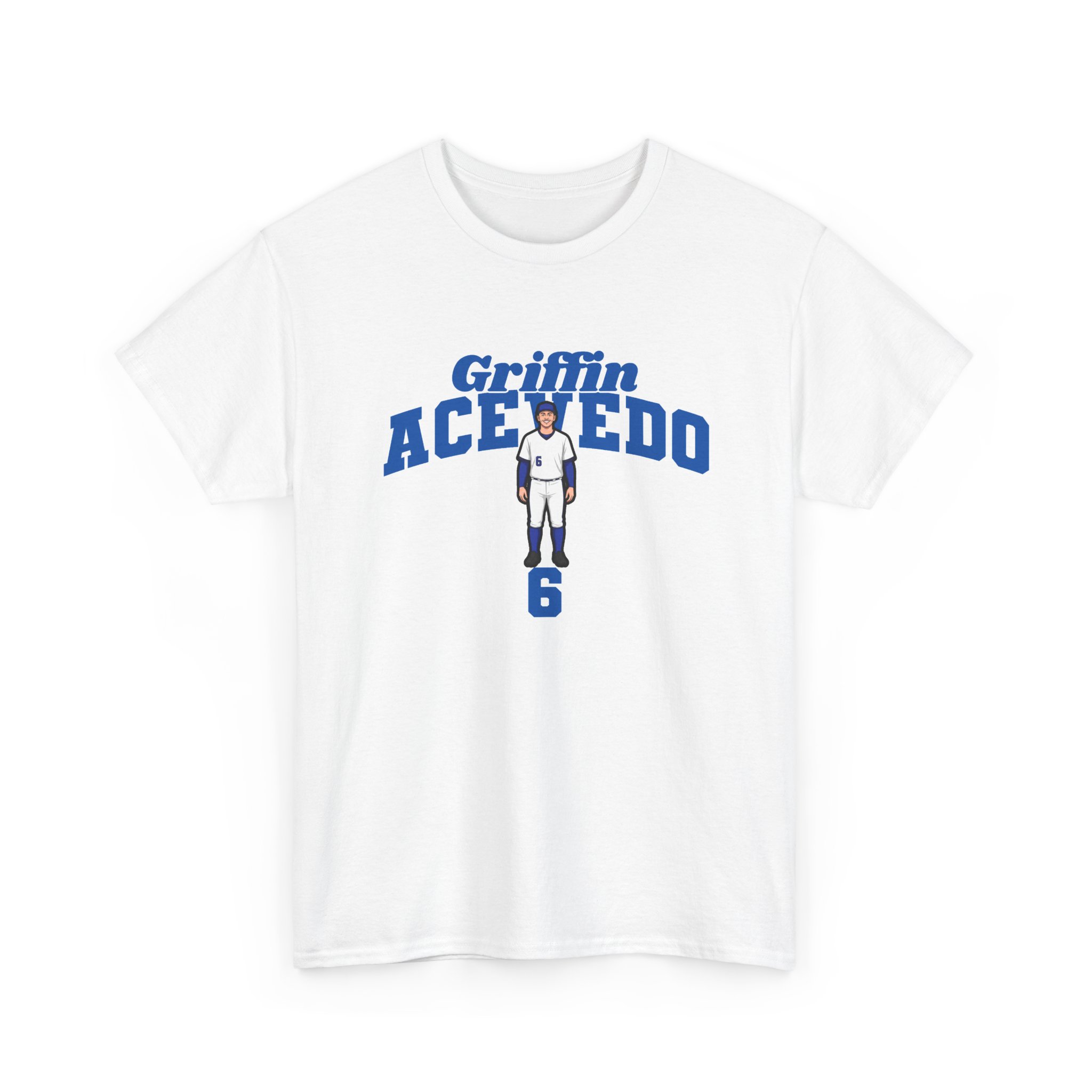 Tee — character_signature_arch in White