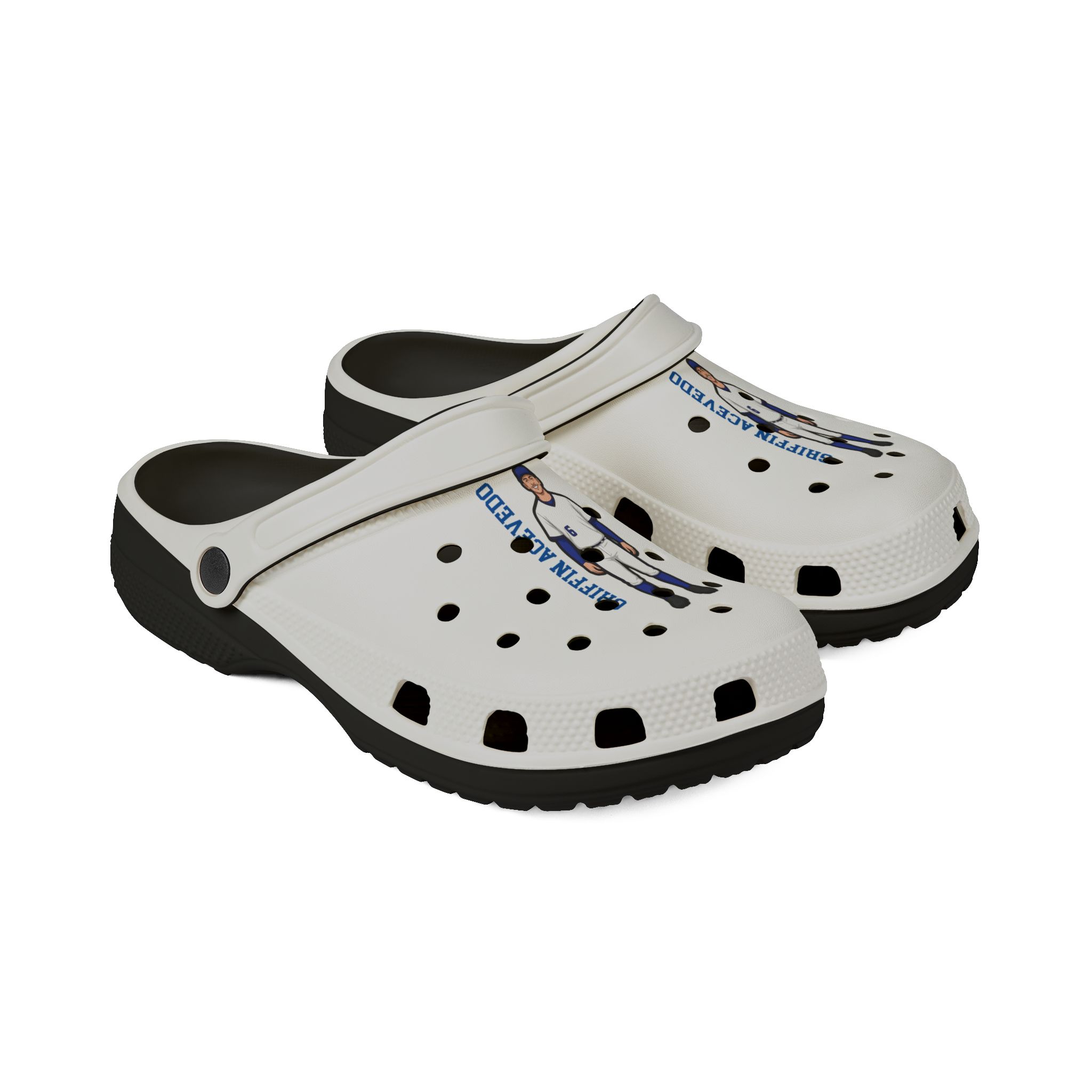 Rubber Clogs — character_name_vertical in Black