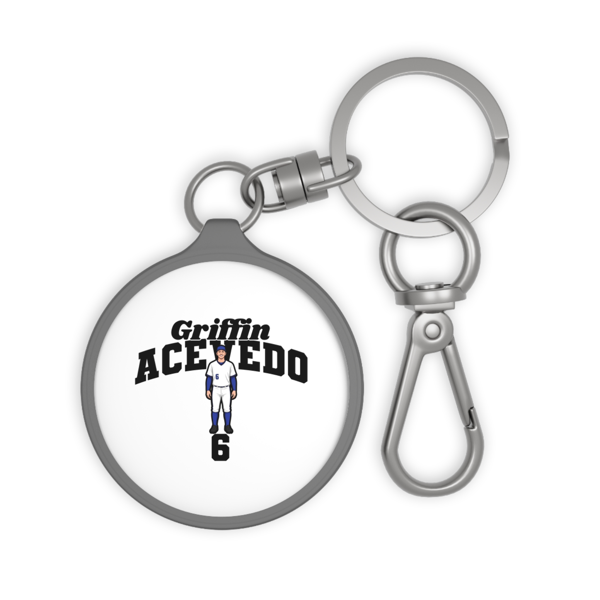 Keychain — character_signature_arch in Grey