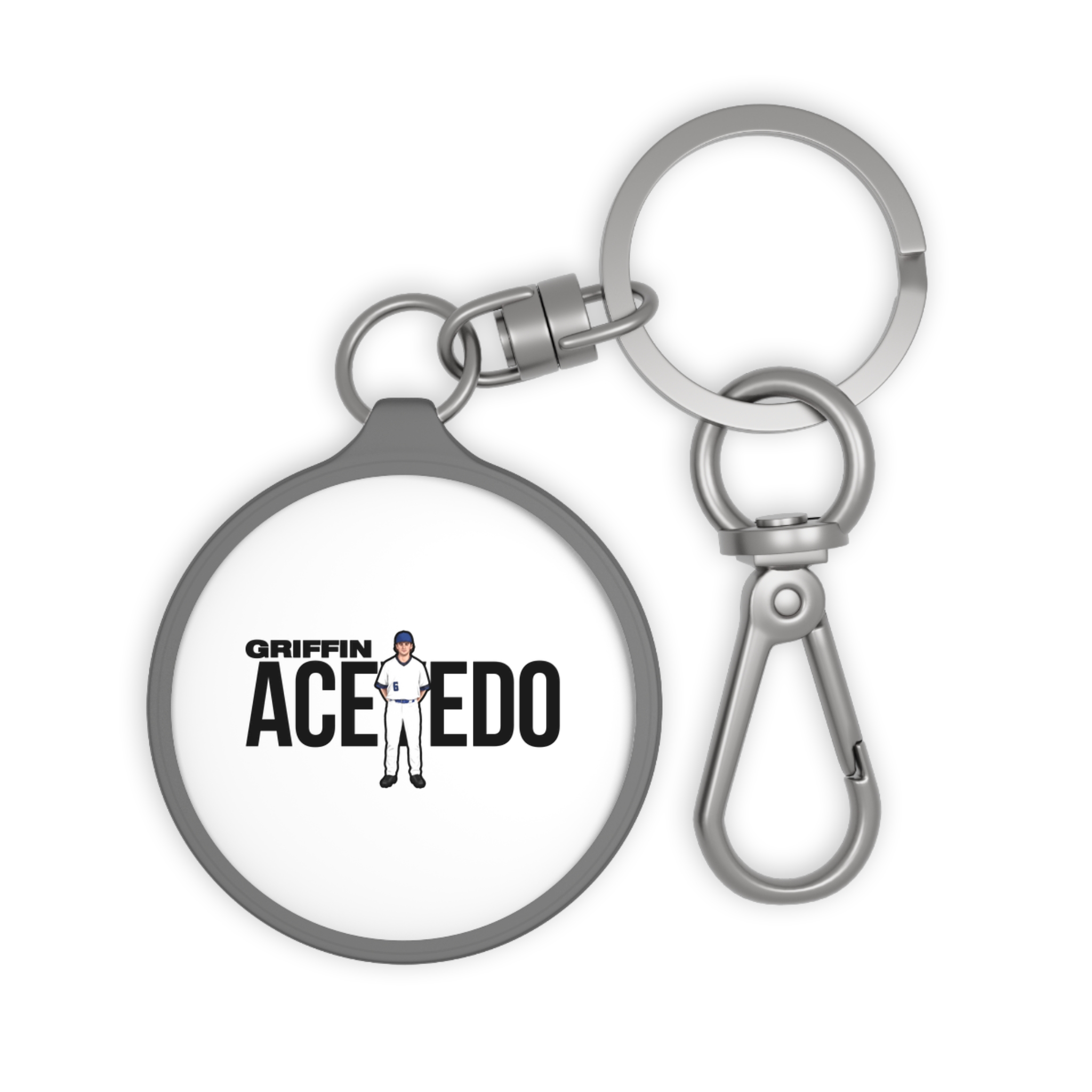 Keychain — character_player_name in Grey