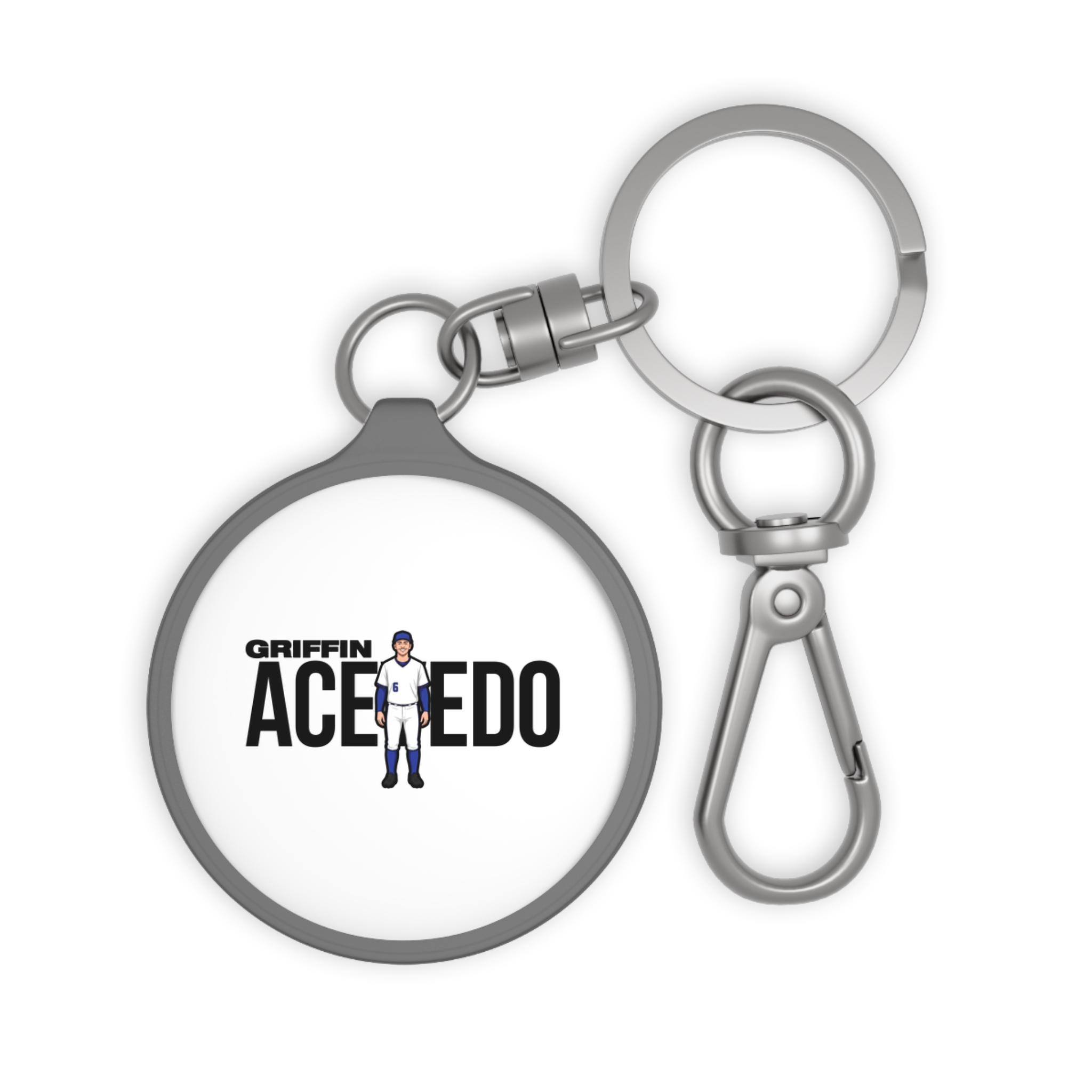 Keychain — character_player_name in Grey
