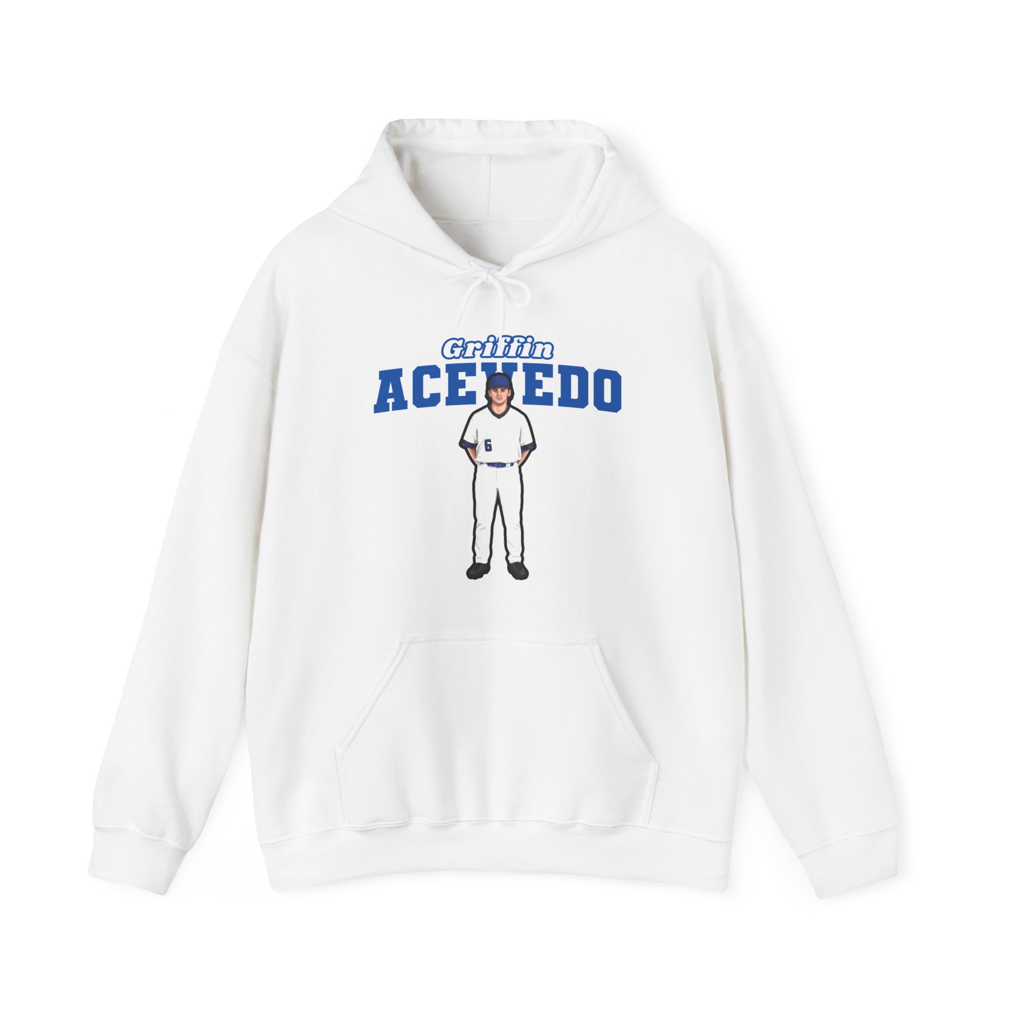 Hoodie — character_name_arch in White