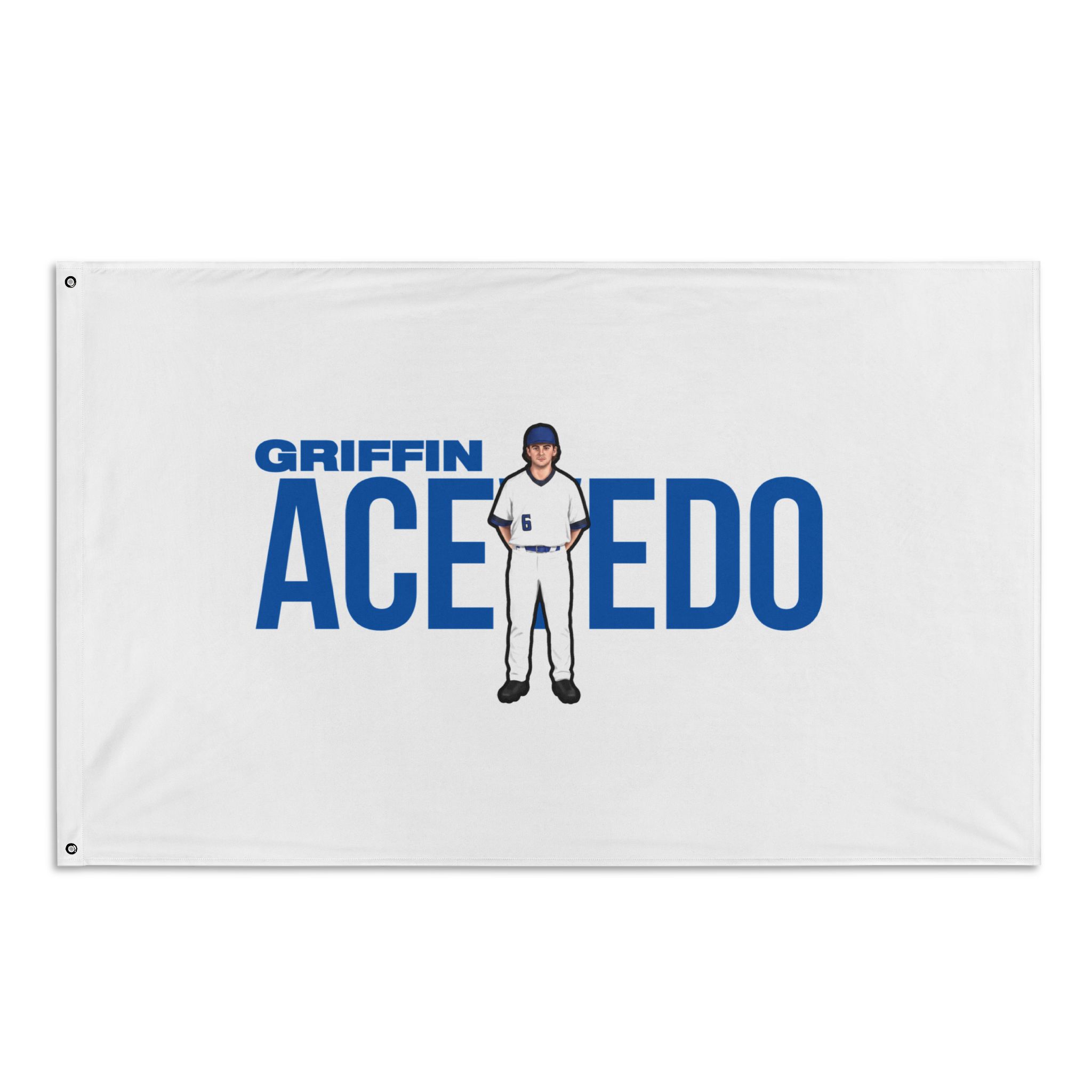 Flag (35 × 56 in) — character_player_name in Classic