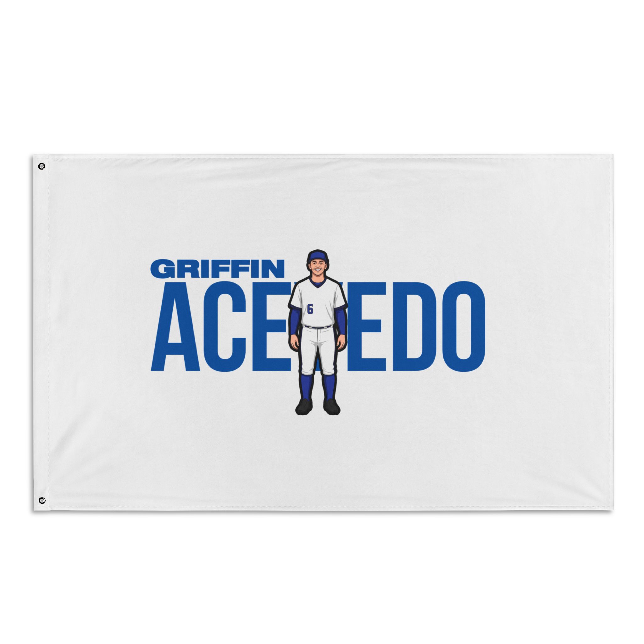 Flag (35 × 56 in) — character_player_name in Classic