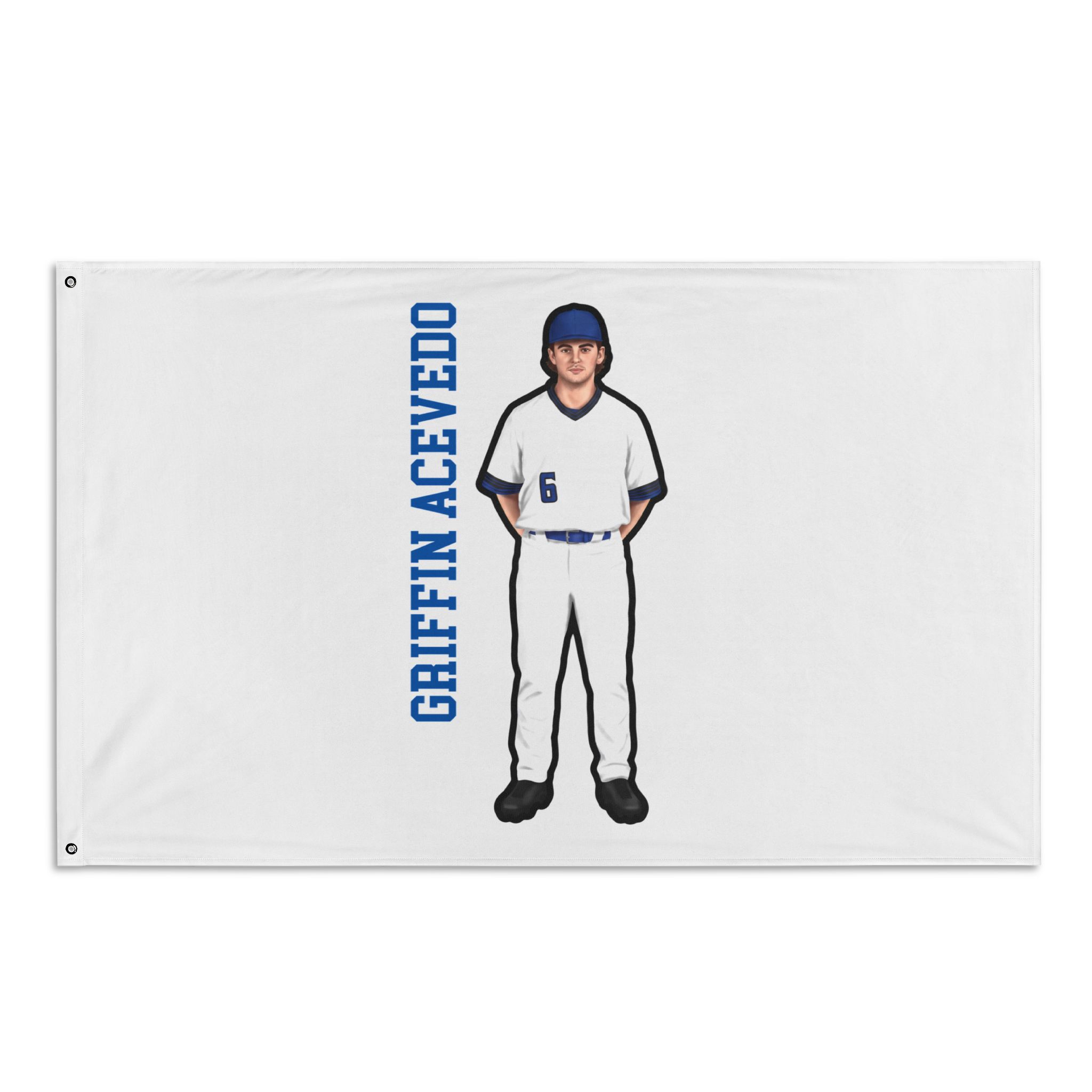 Flag (35 × 56 in) — character_name_vertical in Classic