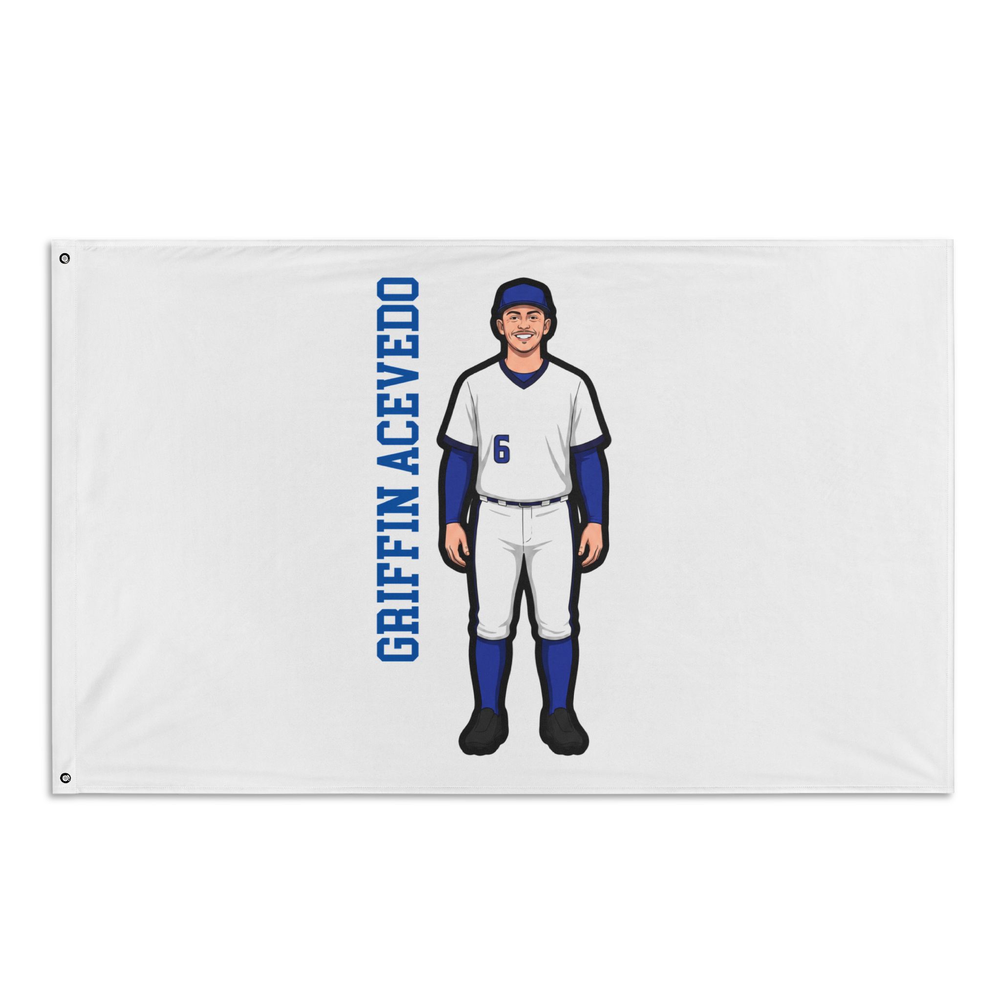 Flag (35 × 56 in) — character_name_vertical in Classic